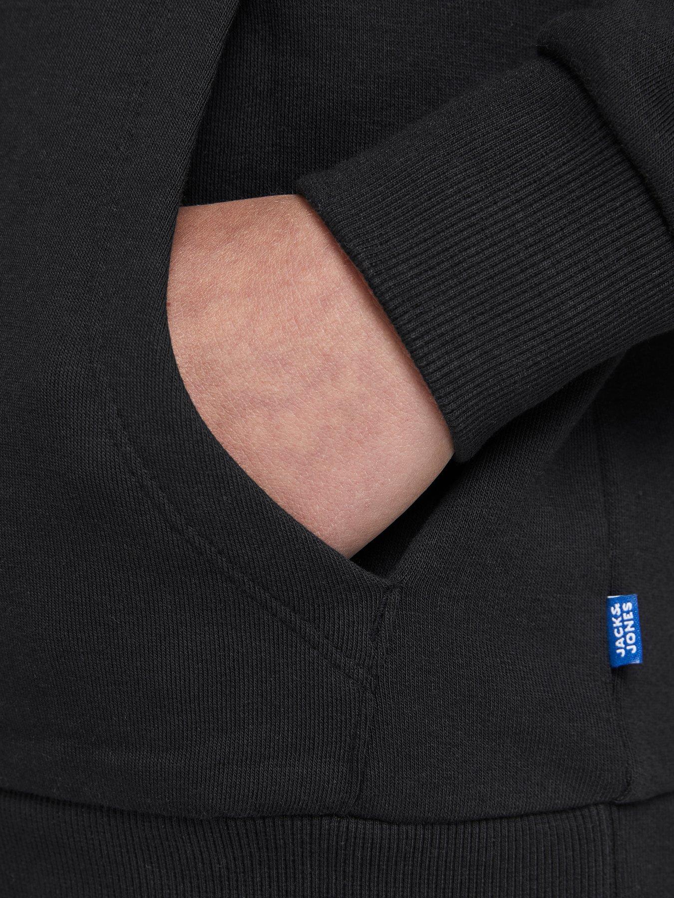 Image 5 of 6 of Jack & Jones Junior Boys Corp Logo Hoodie - Black