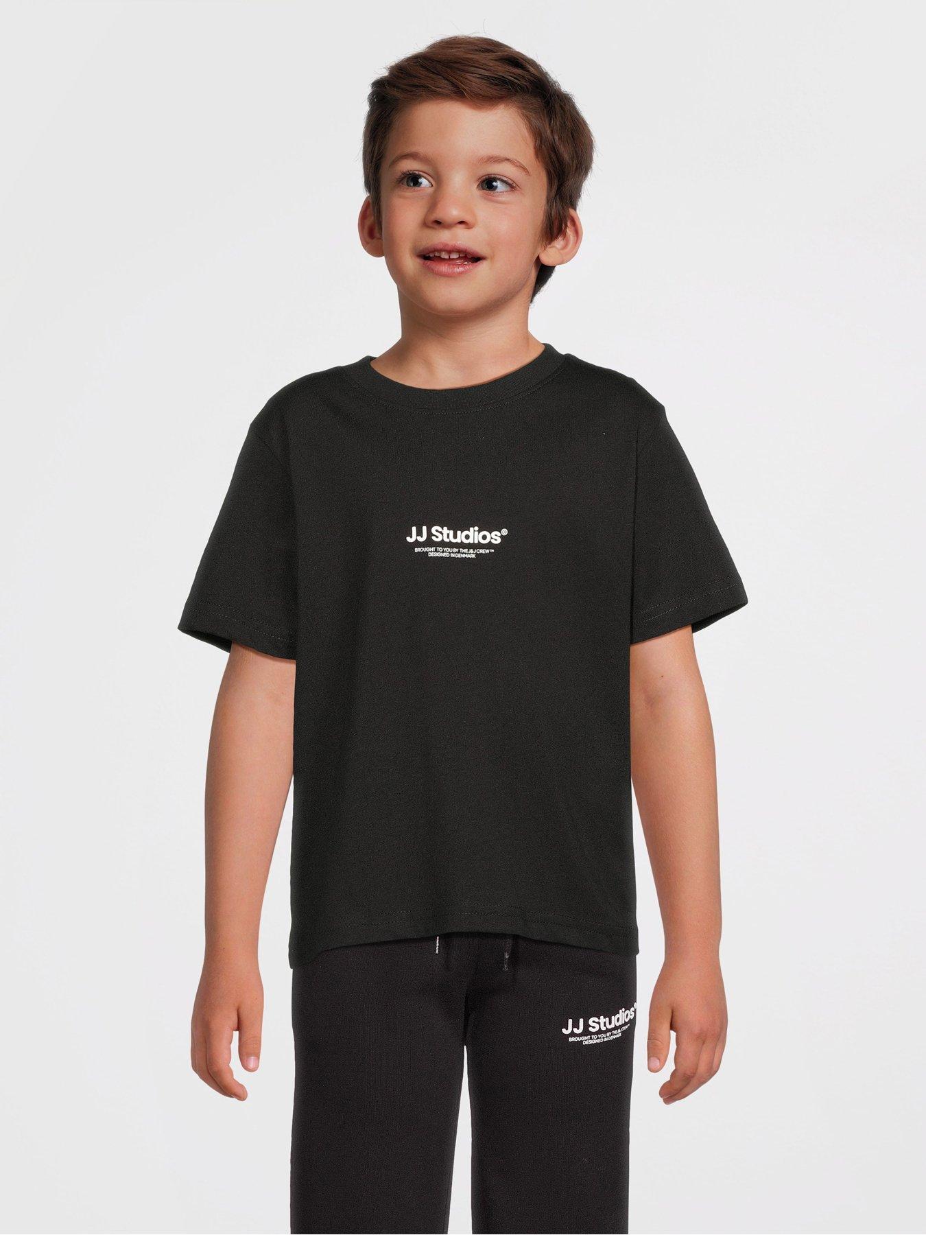 undefined Younger Boys Soho Short Sleeve T-shirt - Black