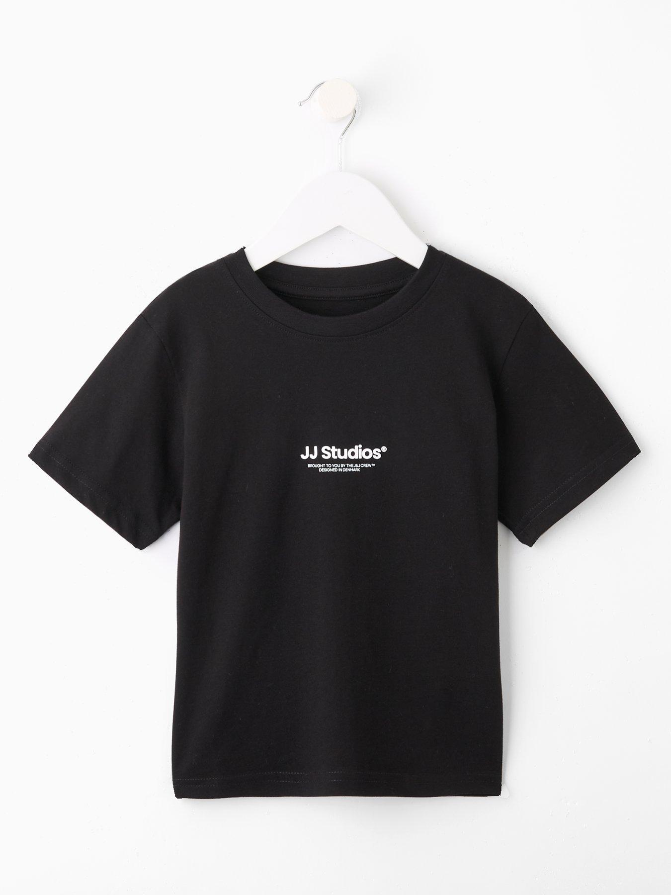 undefined Younger Boys Soho Short Sleeve T-shirt - Black