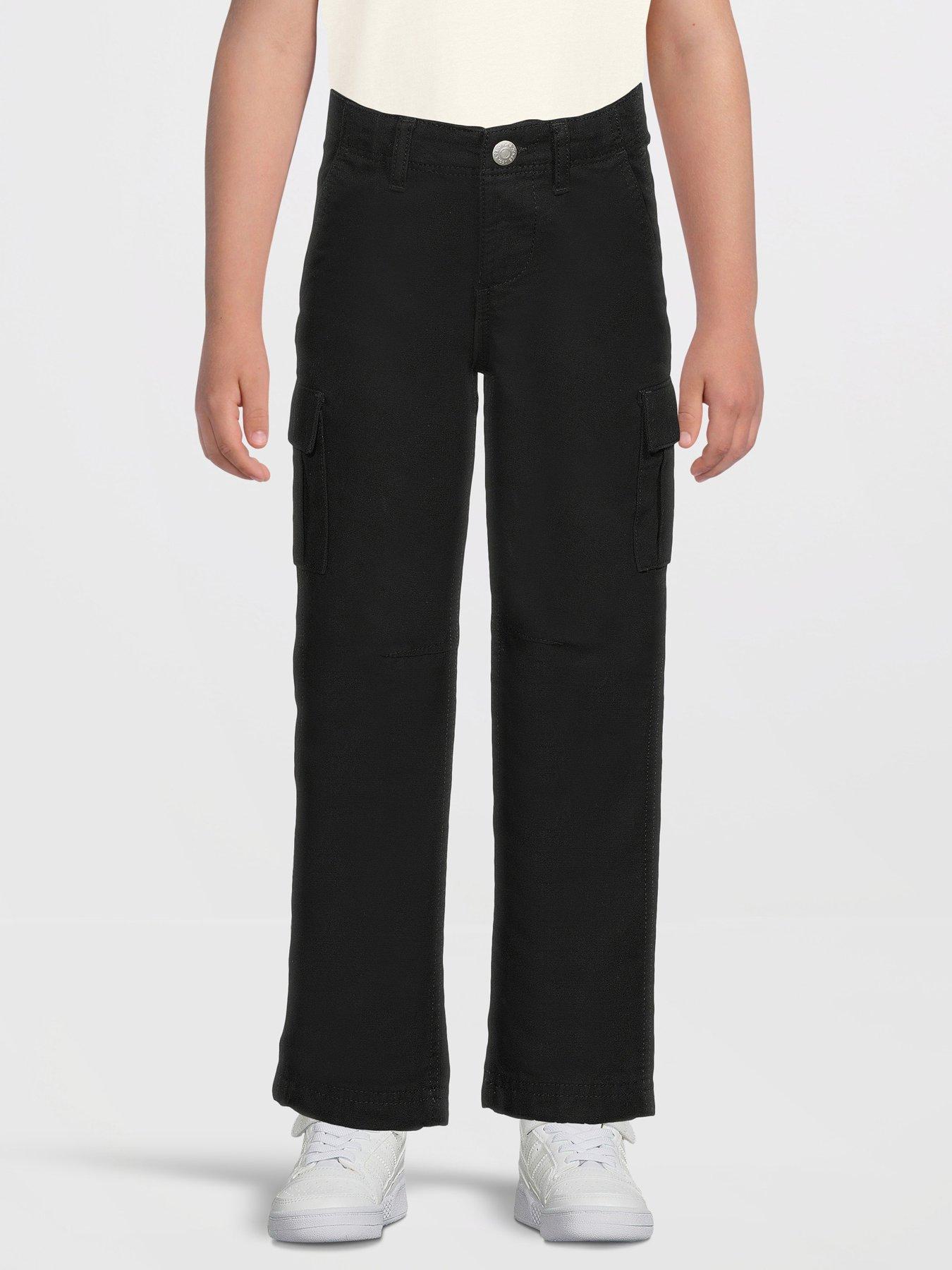 undefined Younger Boys Kane Barkley Cargo Pants - Black