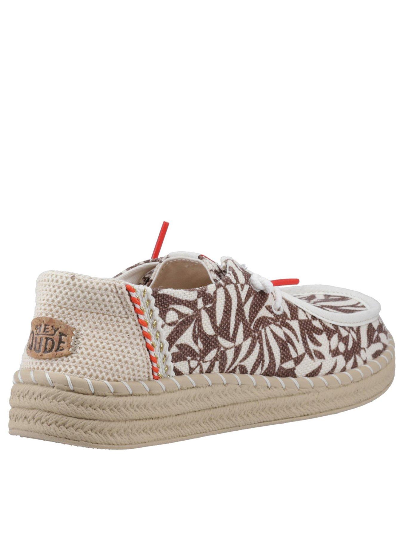  image of heydude-wendy-espadrille-retro-palm