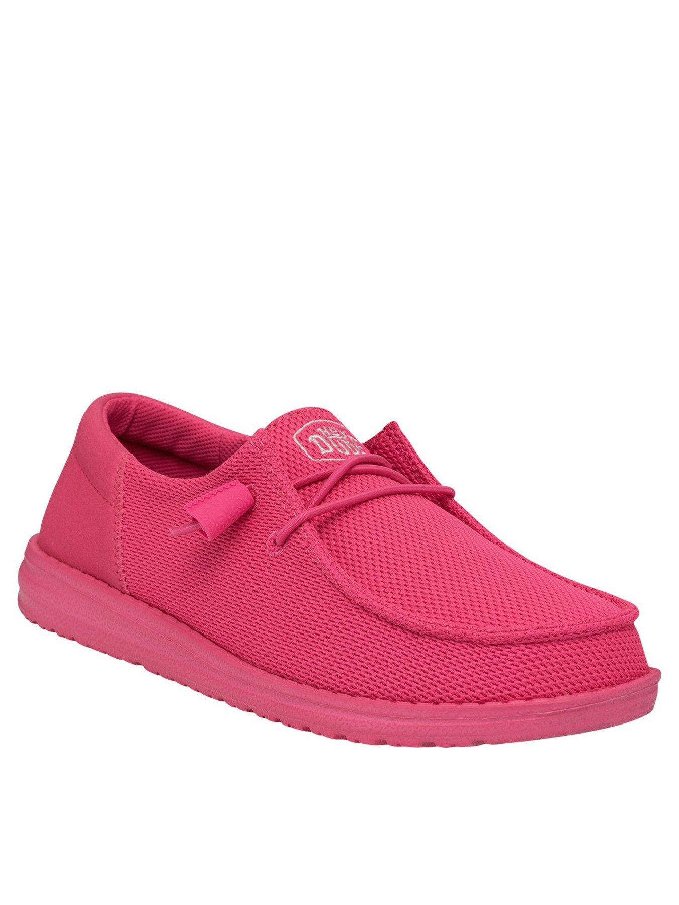  image of heydude-wendy-funk-mono-shoe-pink