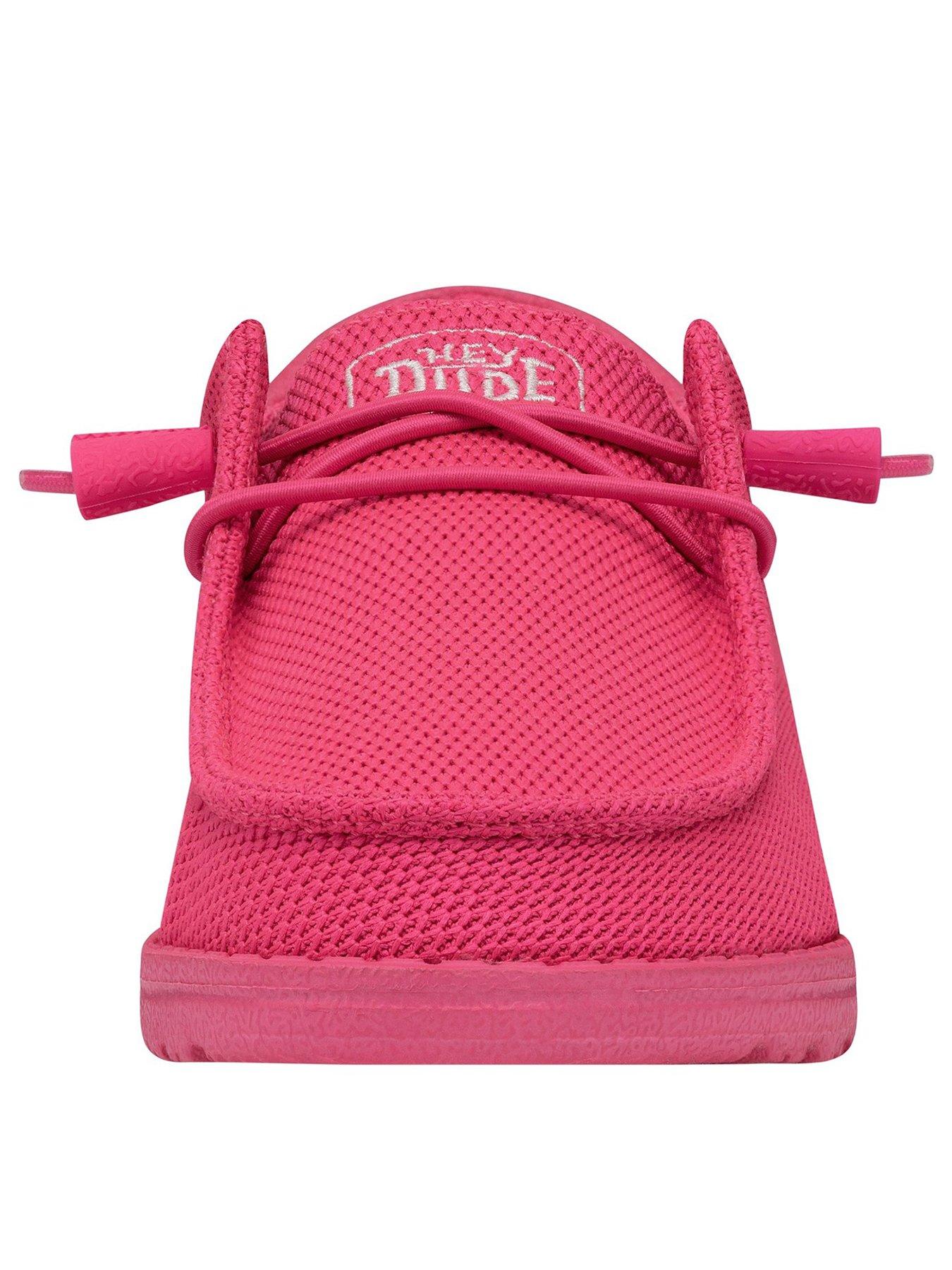  image of heydude-wendy-funk-mono-shoe-pink