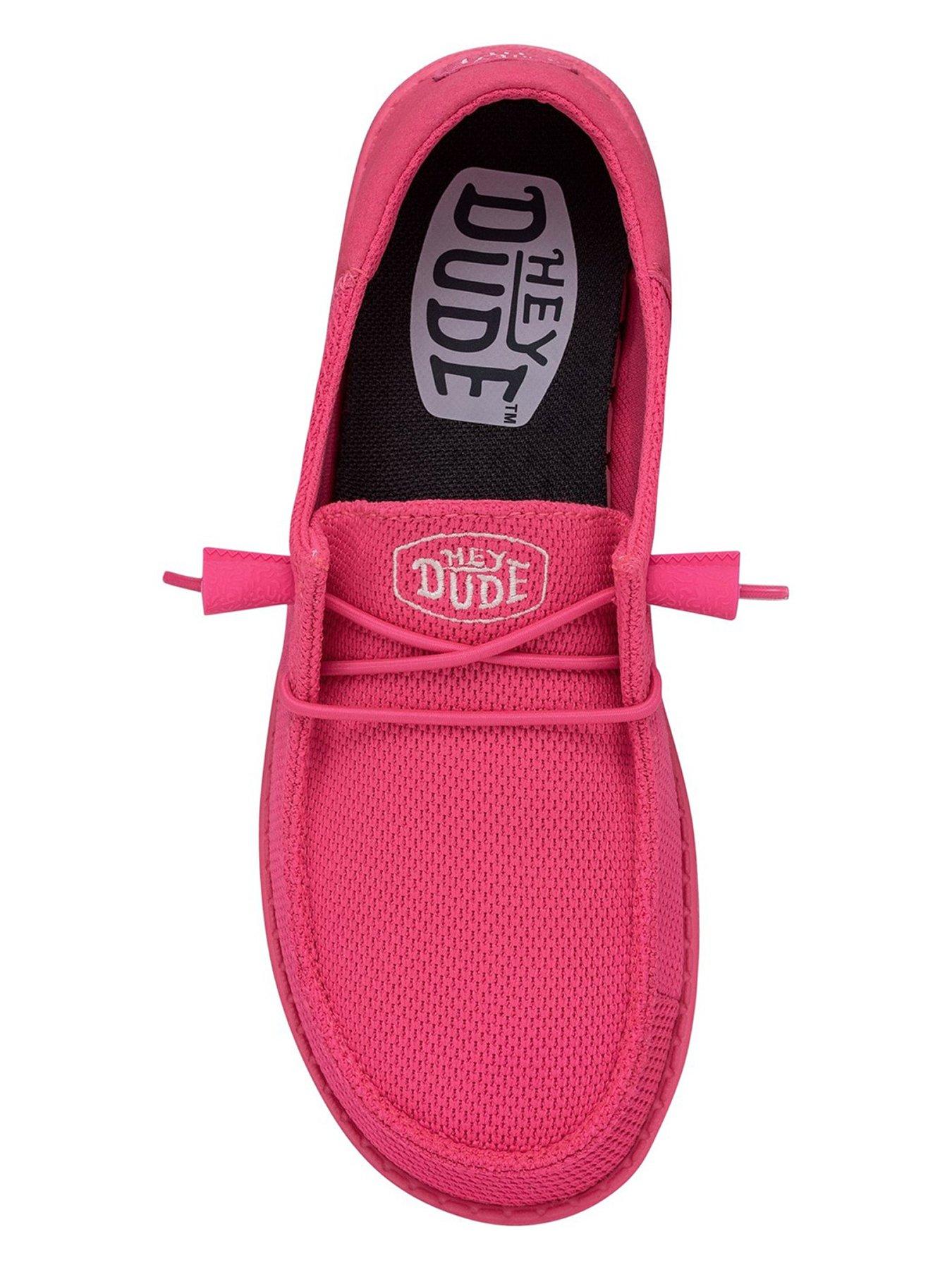  image of heydude-wendy-funk-mono-shoe-pink