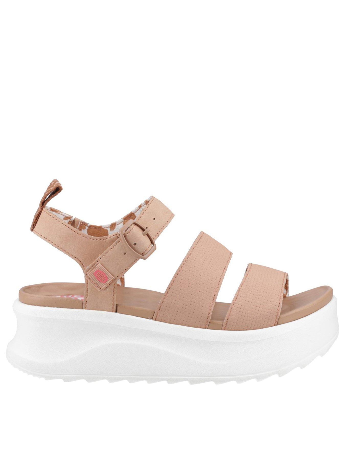 Heydude Classic Delray Buckle Sandal - Tan