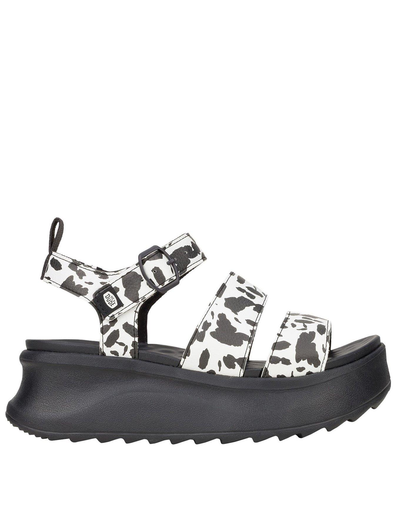 heydude-delray-animal-print-buckle-sandal-multi