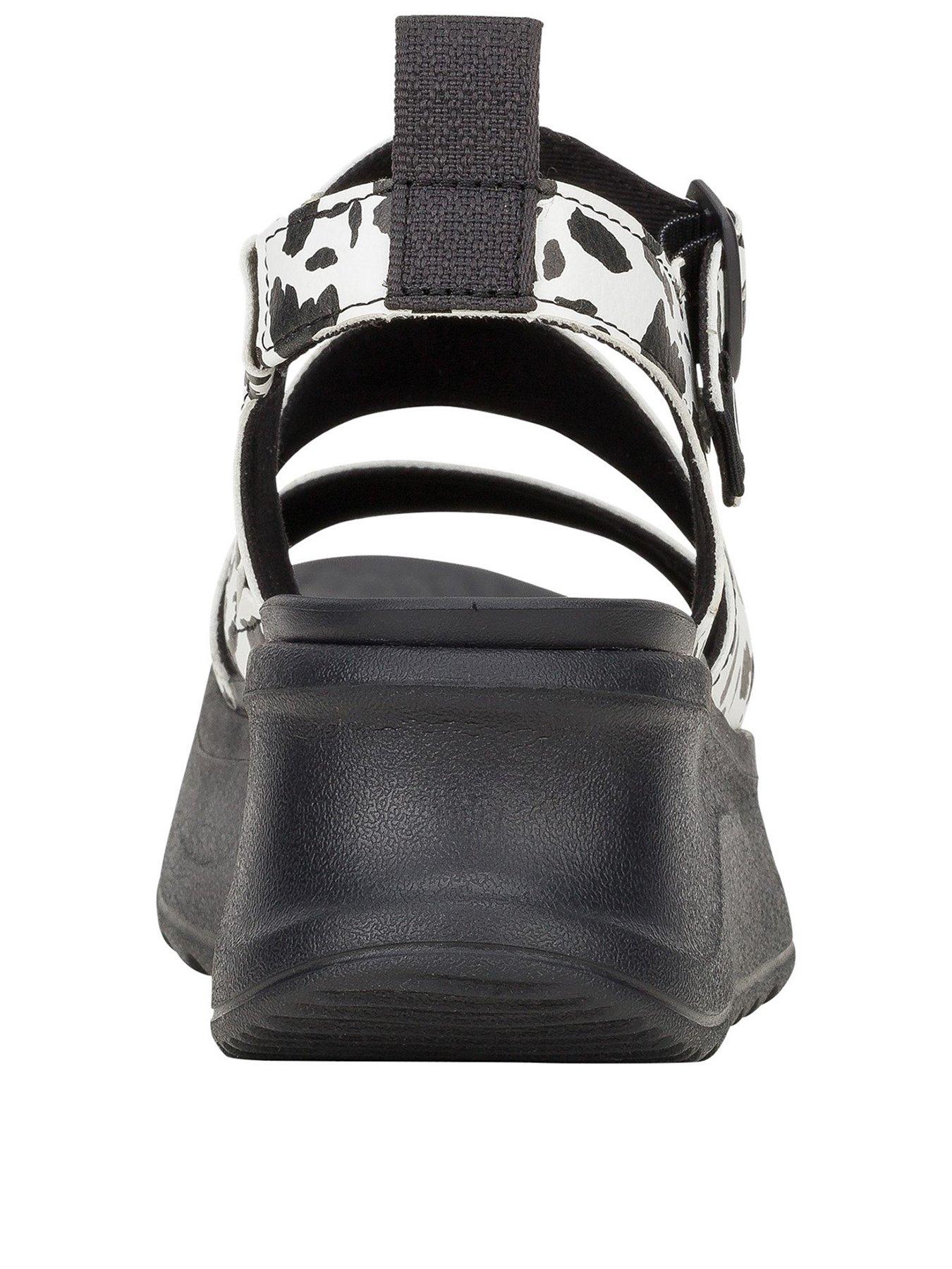  image of heydude-delray-animal-print-buckle-sandal-multi