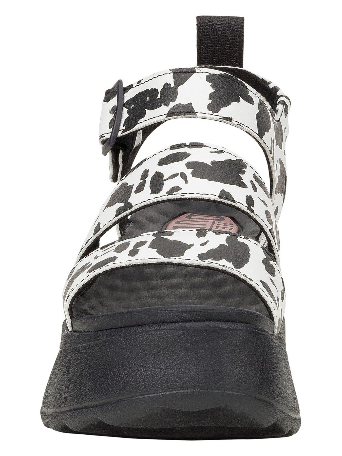  image of heydude-delray-animal-print-buckle-sandal-multi