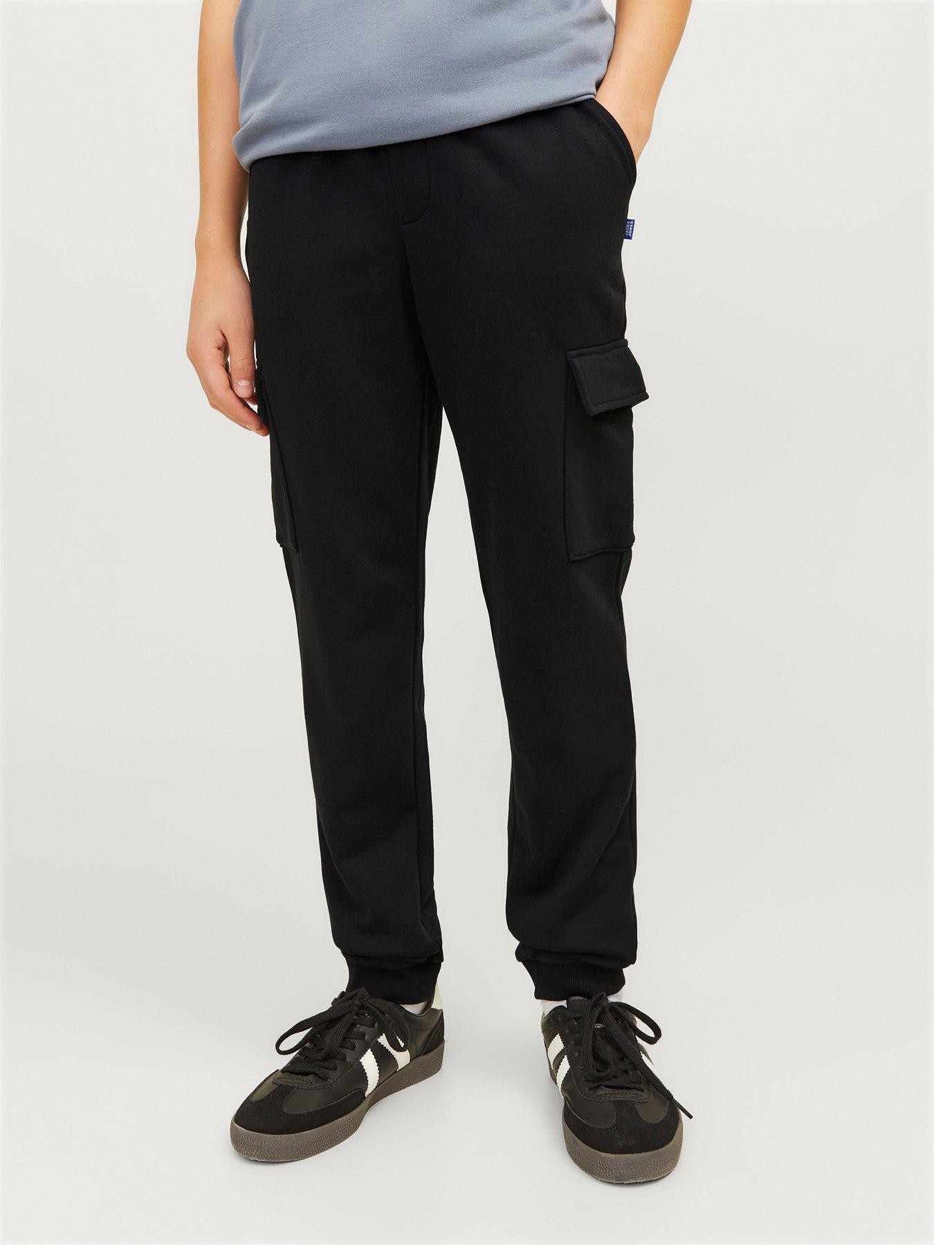 Jack & Jones Junior Boys Gordon Bradley Cargo Pants - Black