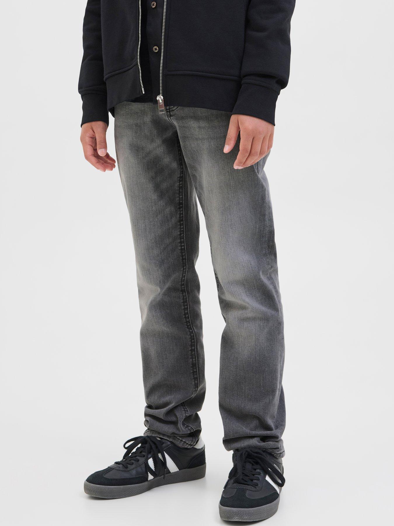 Jack & Jones Junior Boys Glenn Original 903 Slim Fit Jeans - Dark Grey