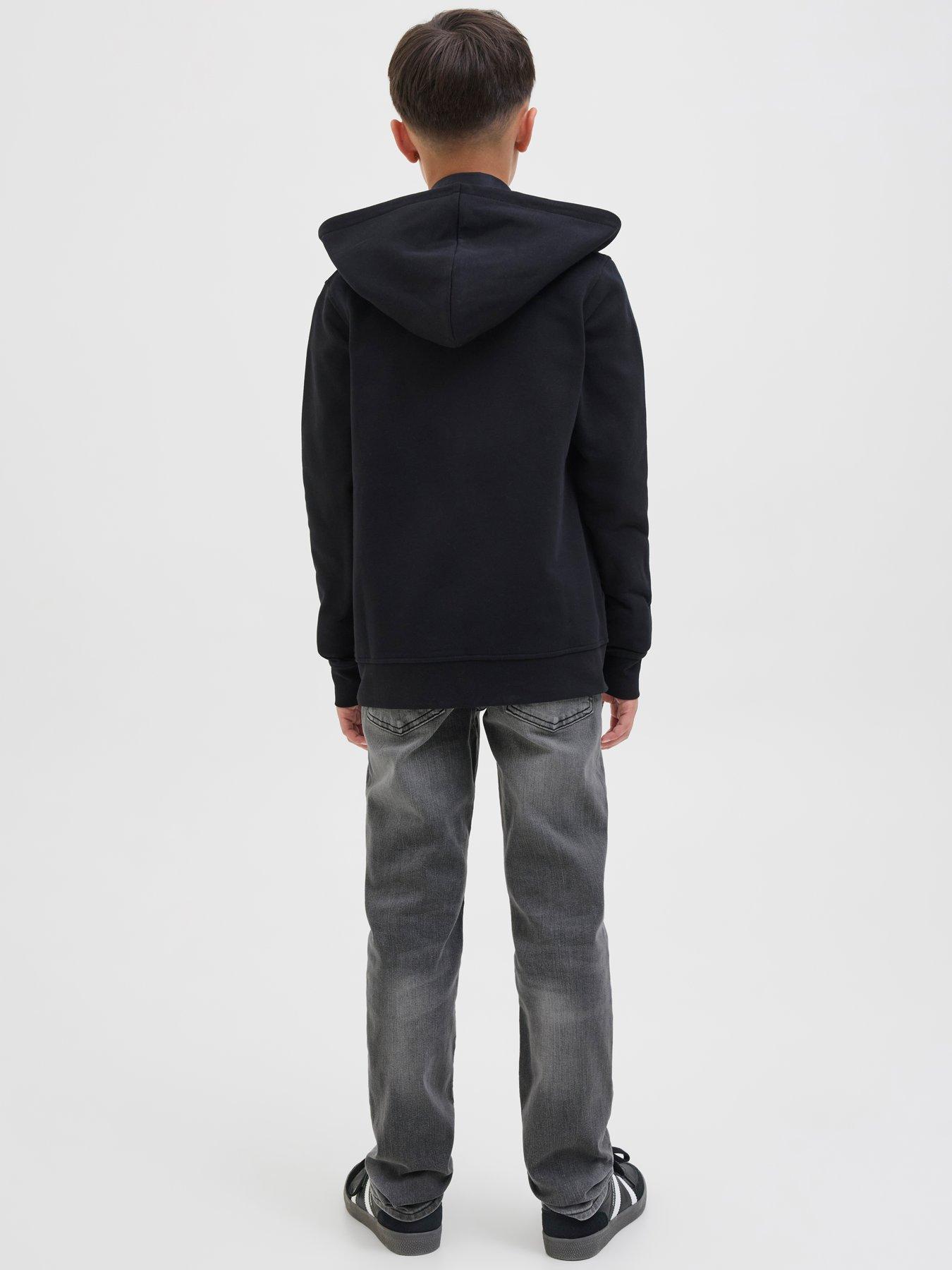  image of jack-jones-junior-boys-glenn-original-903-slim-fit-jeans-black