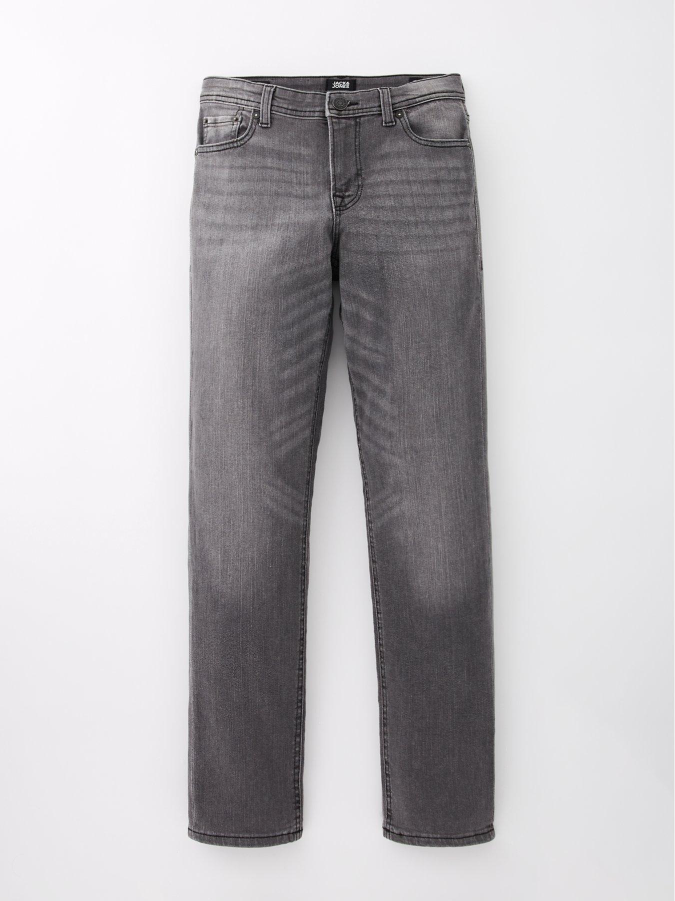  image of jack-jones-junior-boys-glenn-original-903-slim-fit-jeans-black