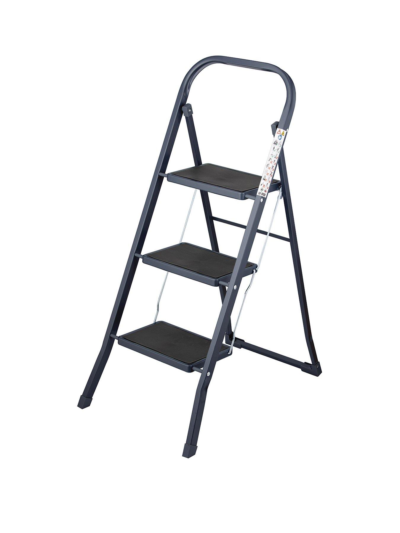 our-house-ourhouse-sr20056ath-3-rubber-tread-steel-step-ladder-anthracite-grey