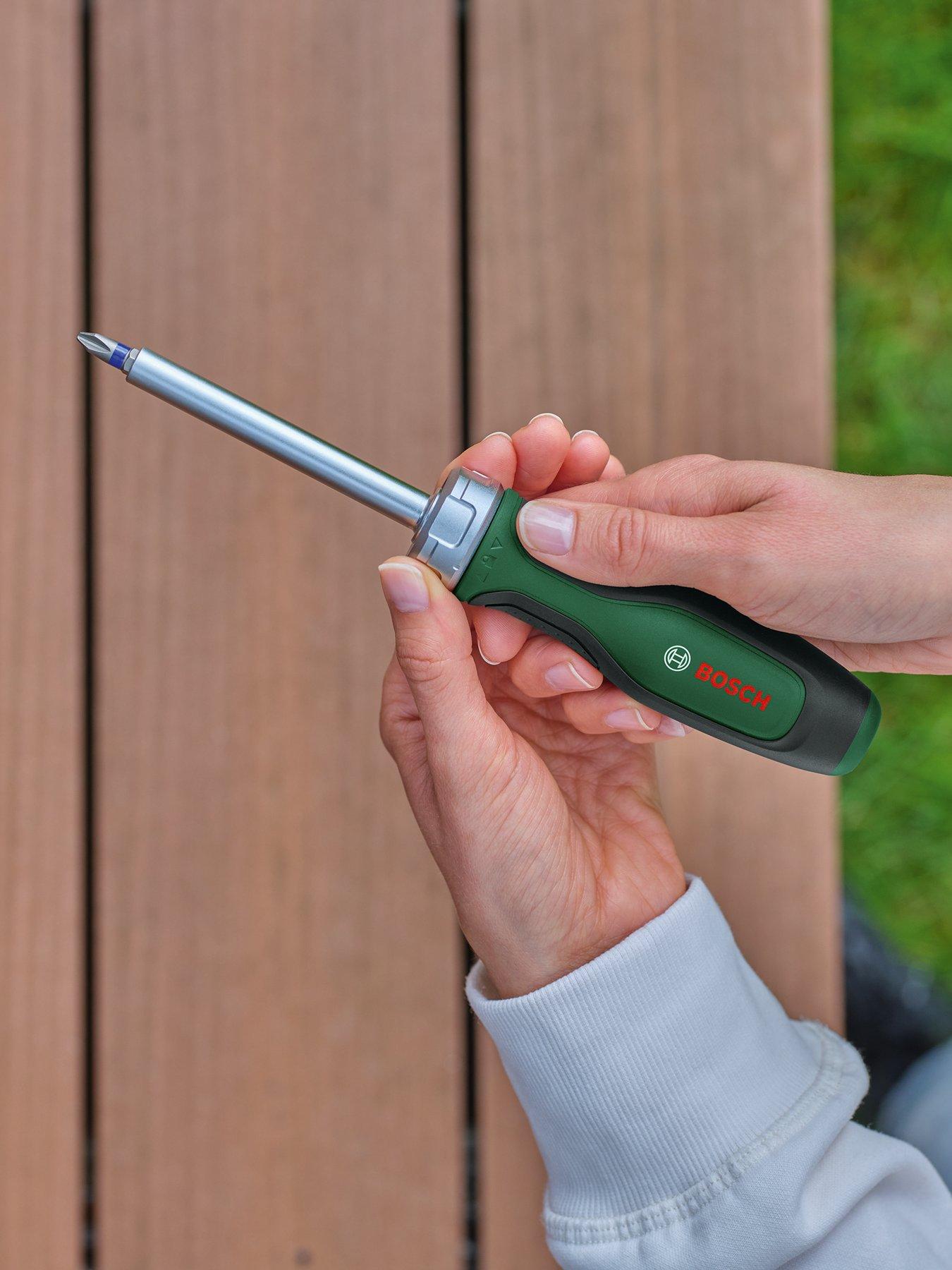 Image 2 of 5 of Bosch Ratchet Screwdriver with 18x bits