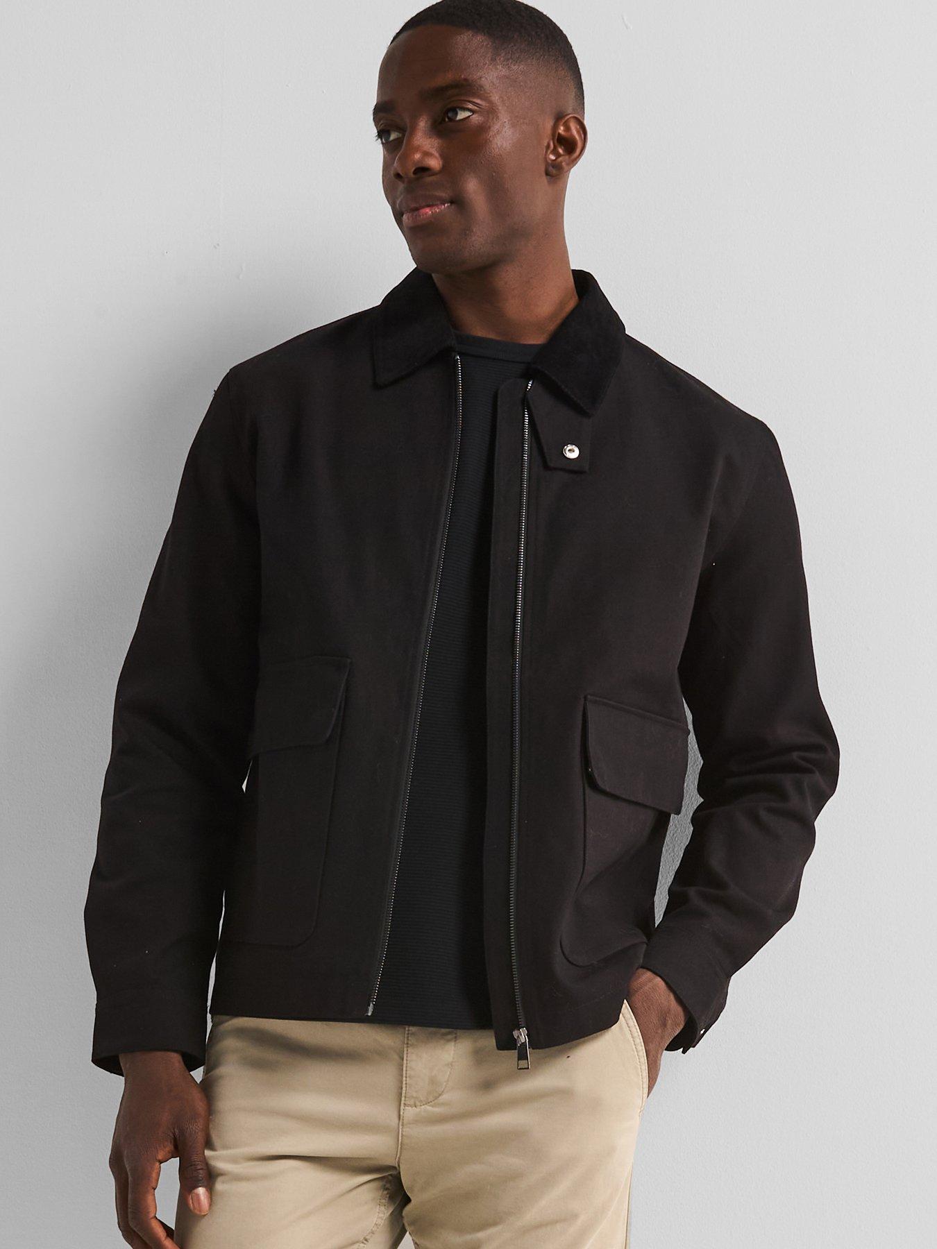 undefined Canvas Workwear Jacket - Black