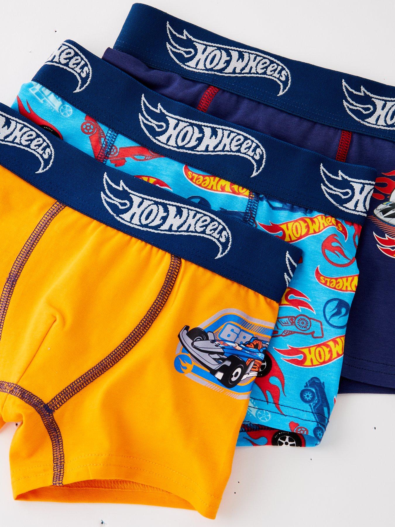 Image 4 of 5 of Hot Wheels Hot Wheels&nbsp;3 Pack Boxer Trunks - Multi