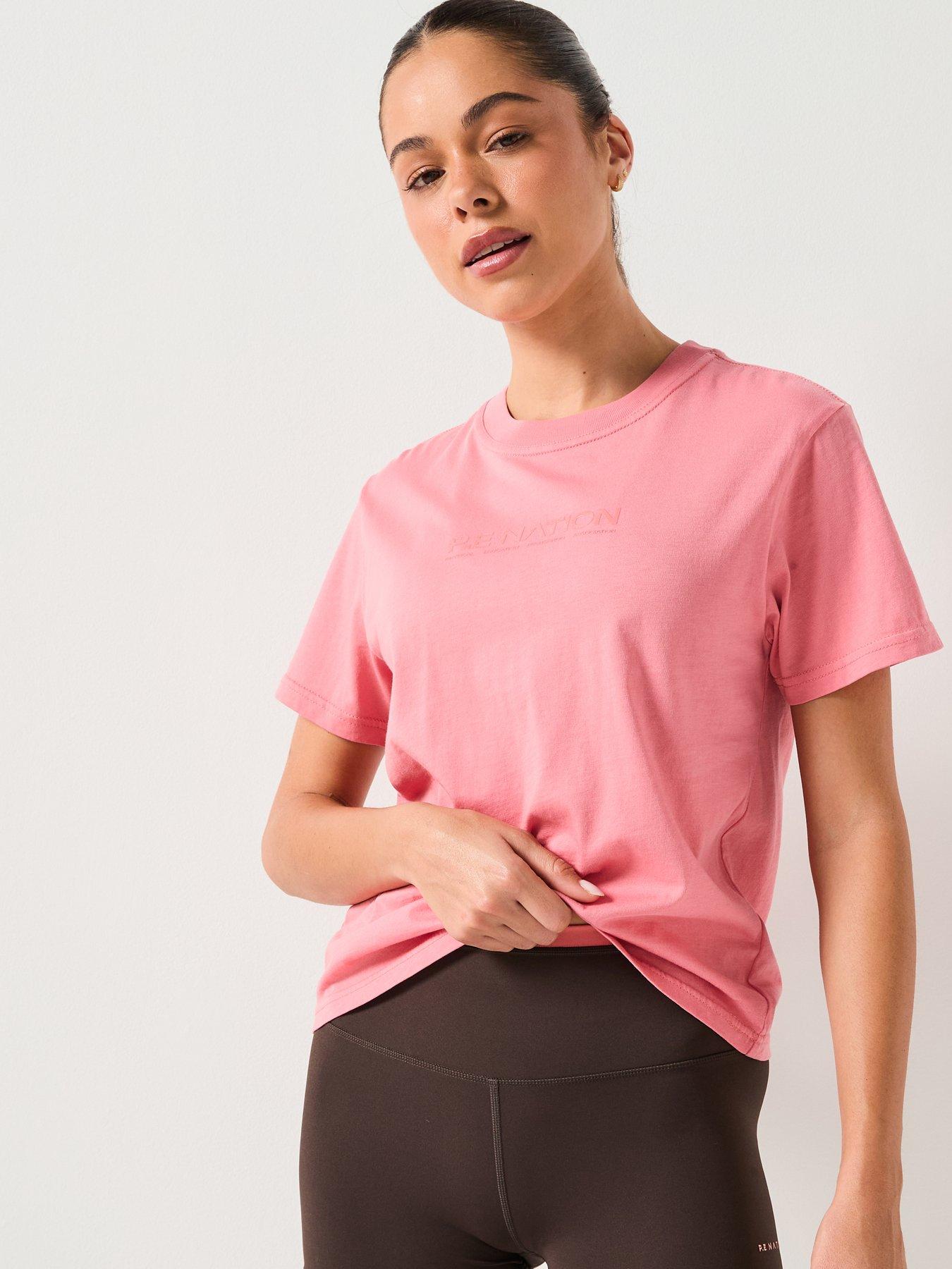 undefined Womens Training Rewind Tee - Pink