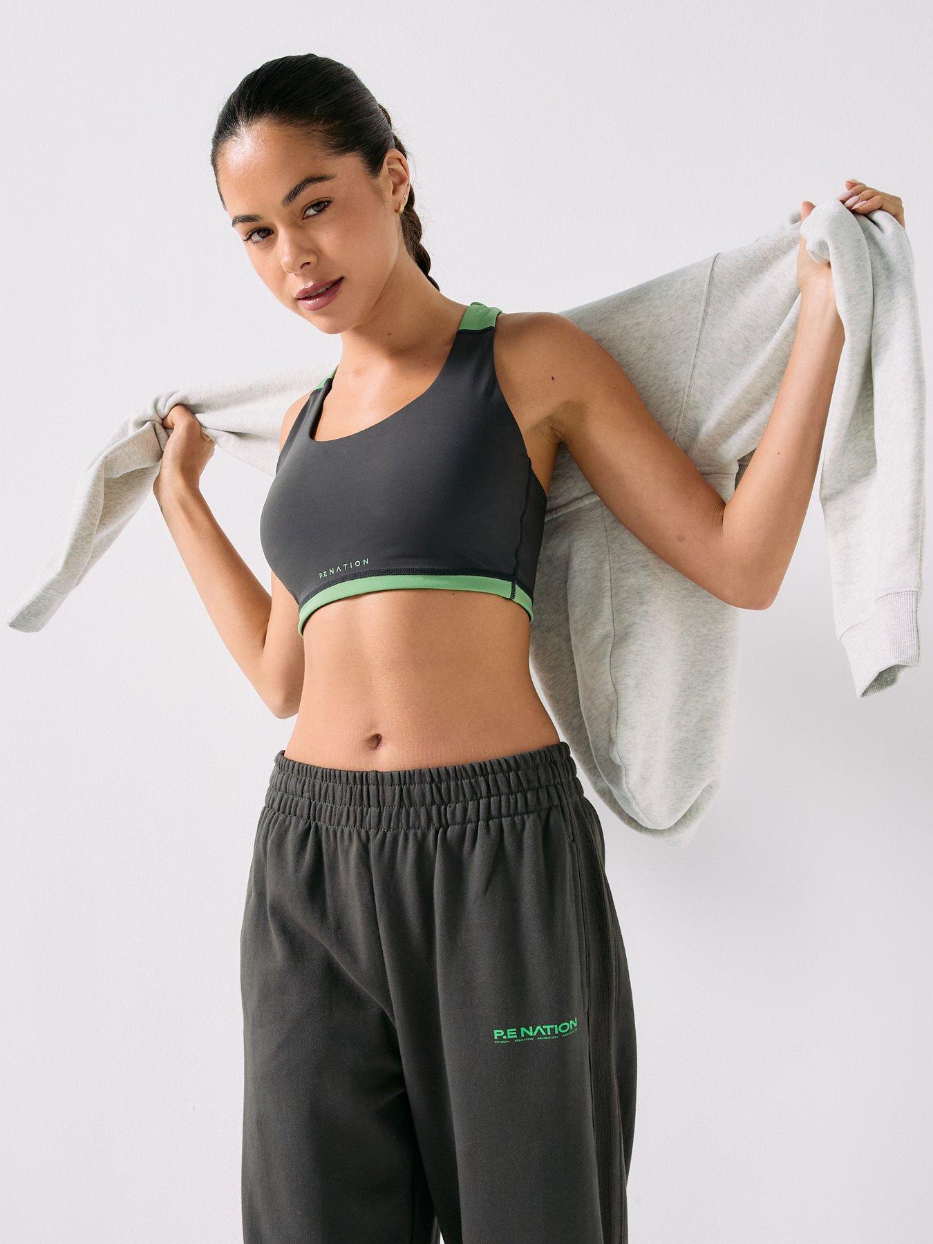 undefined Womens Training Highgate Sports Bra - Grey