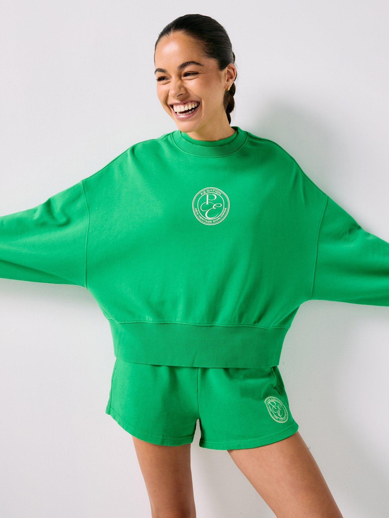  image of pe-nation-womens-training-exposition-sweat-green