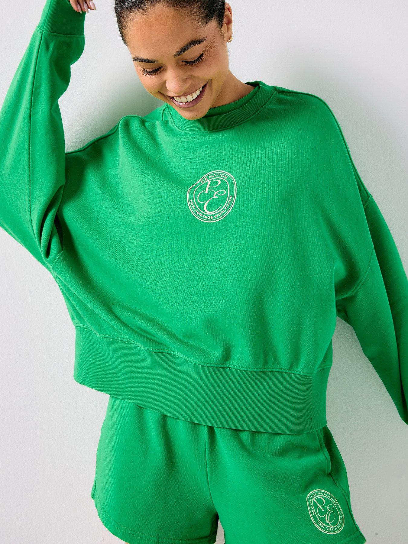  image of pe-nation-womens-training-exposition-sweat-green