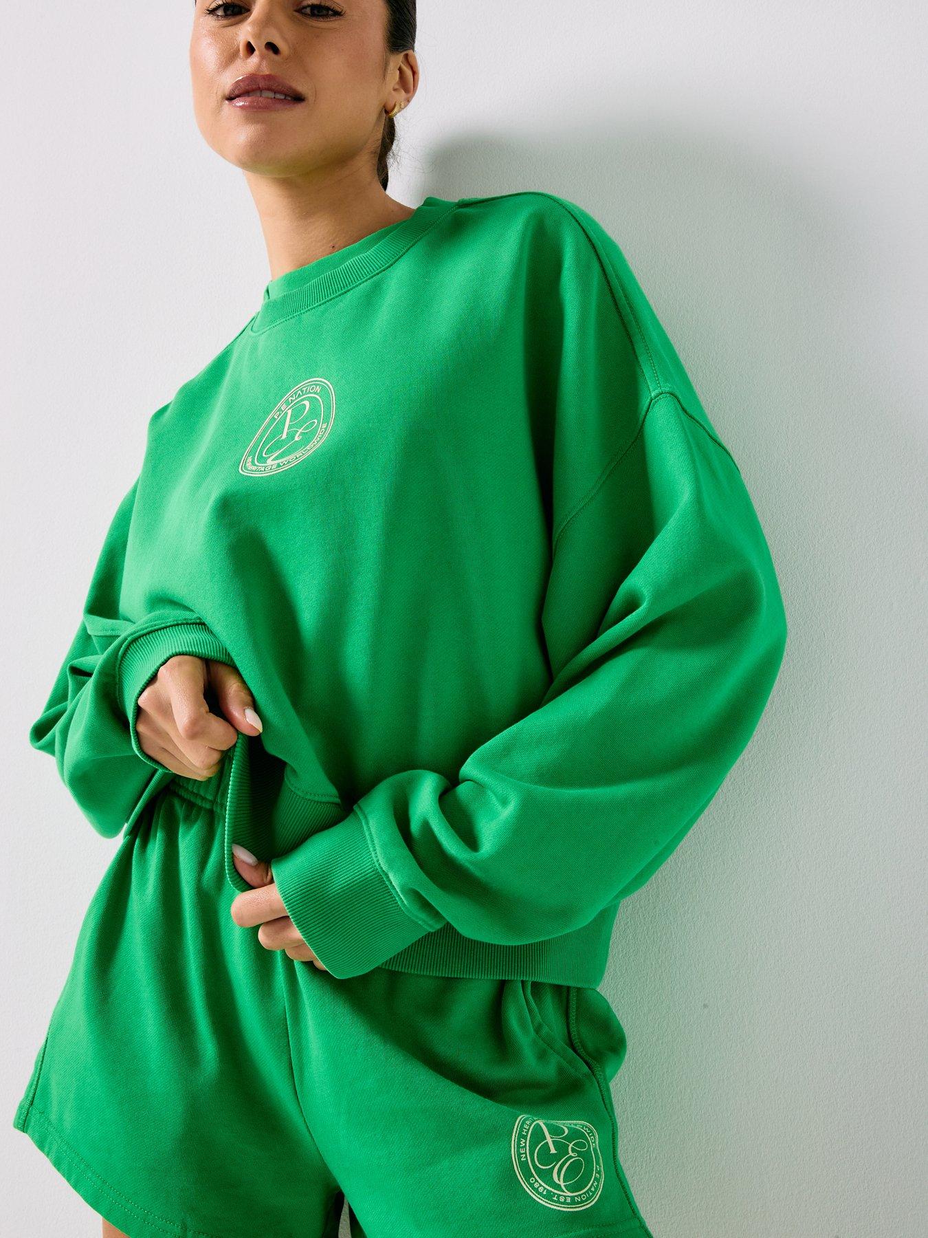  image of pe-nation-womens-training-exposition-sweat-green