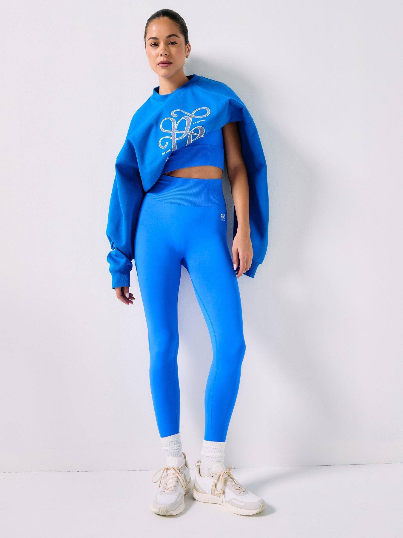 undefined Womens Training Restore Seamless Legging - Blue