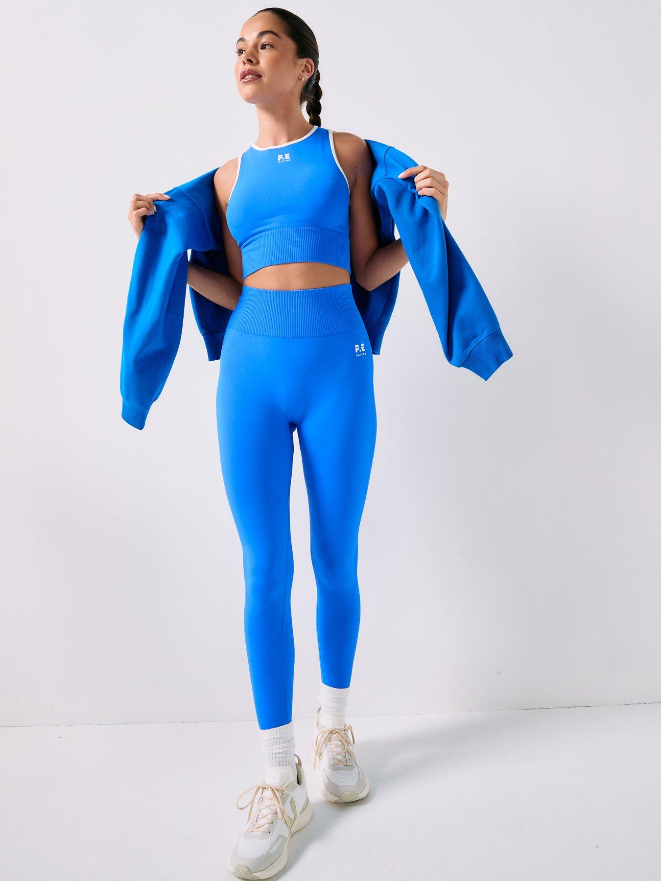 Image 3 of 5 of P.E Nation Womens Training Restore Seamless Legging - Blue