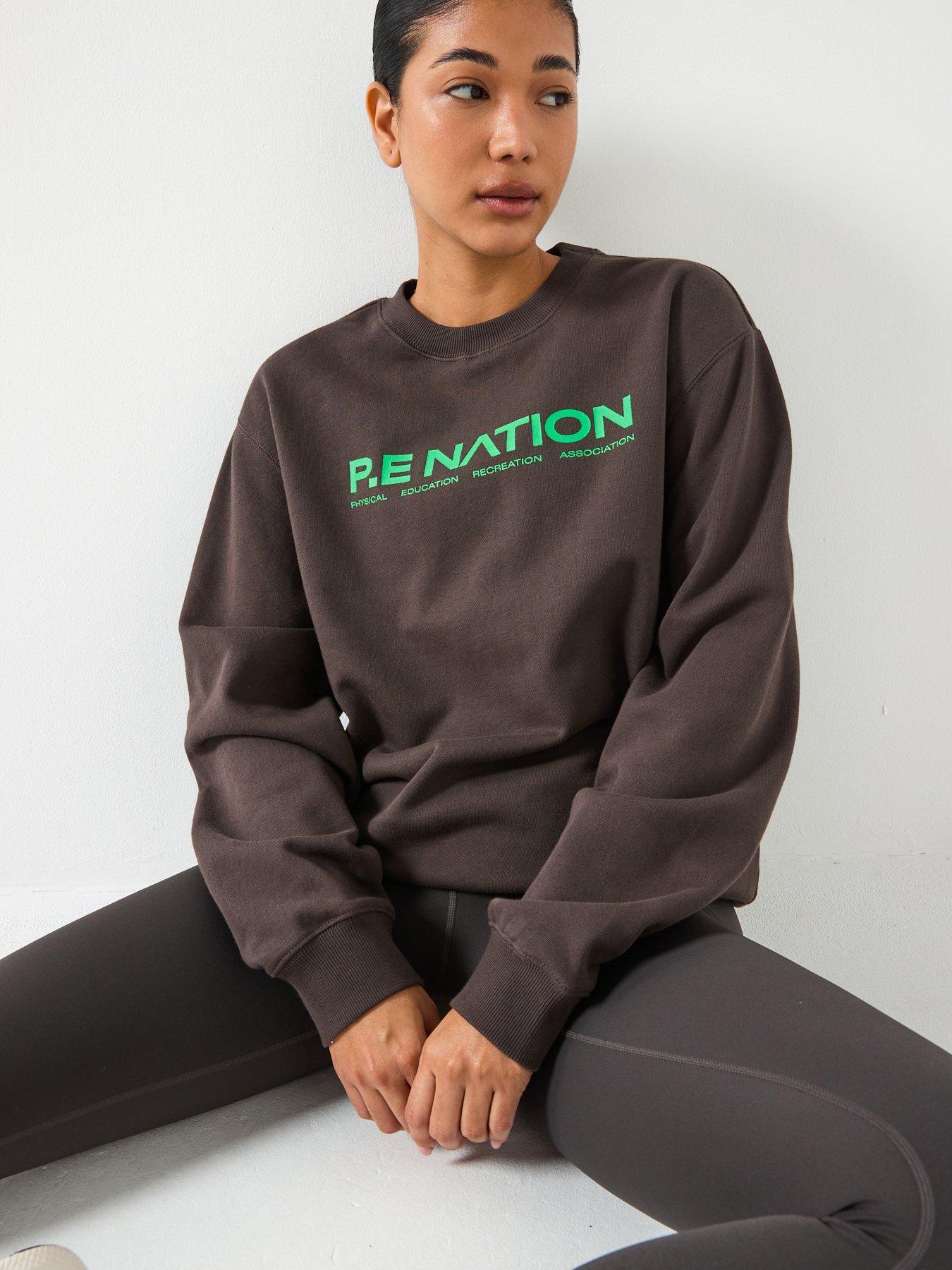 Image 1 of 6 of P.E Nation Womens Training Qualify Sweat - Grey