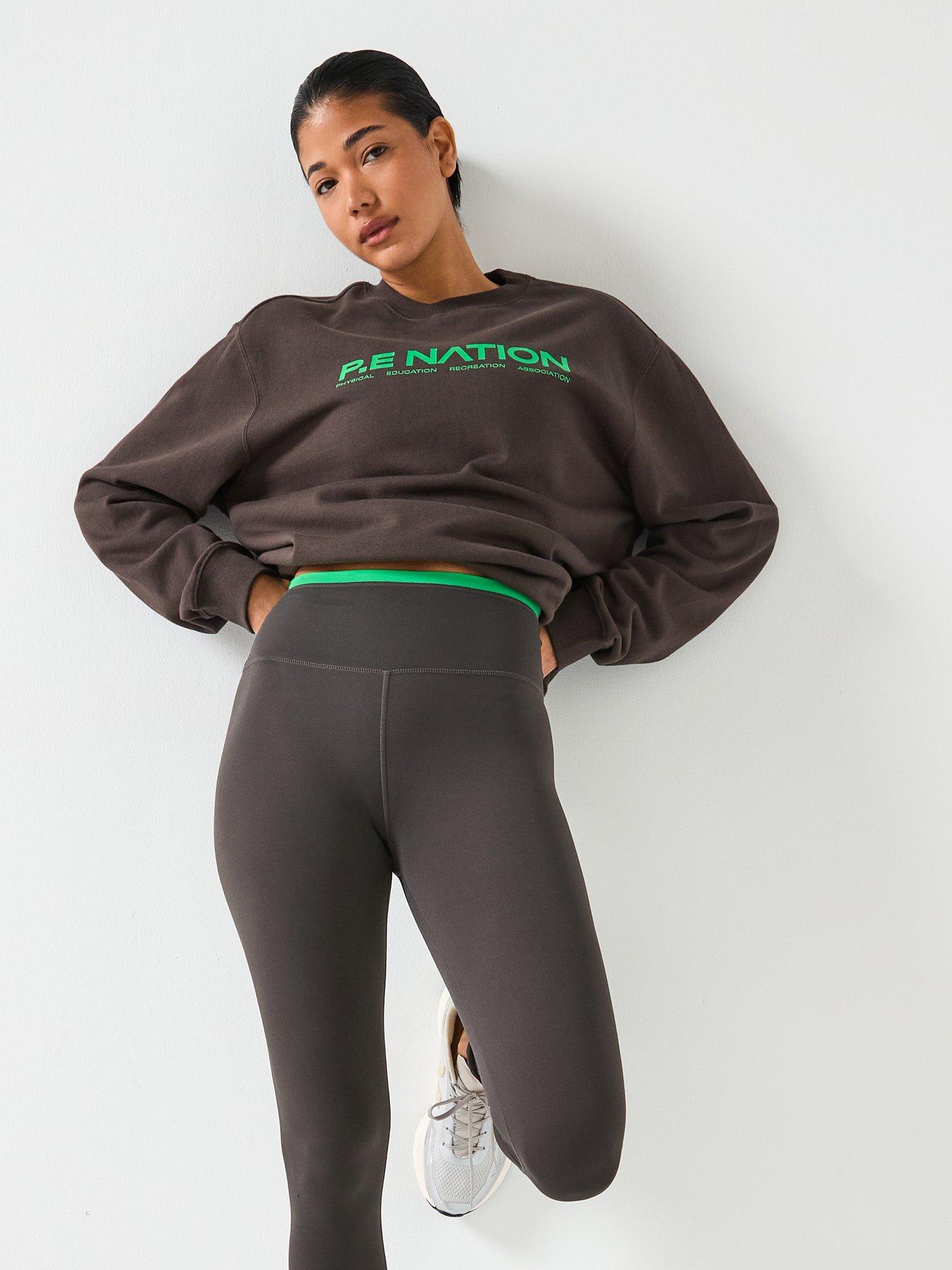 Image 4 of 6 of P.E Nation Womens Training Qualify Sweat - Grey