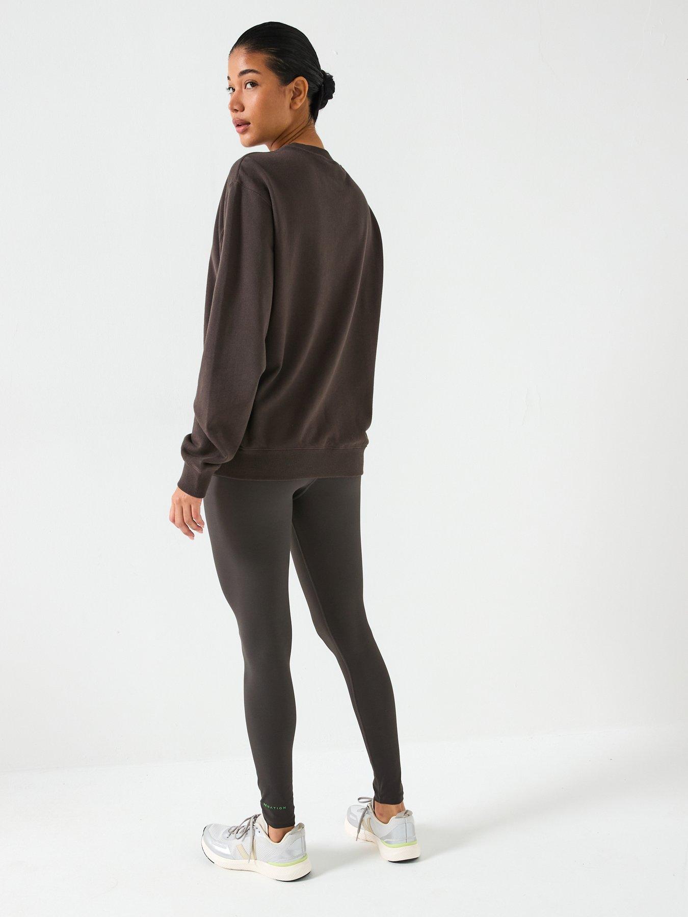 Image 6 of 6 of P.E Nation Womens Training Qualify Sweat - Grey