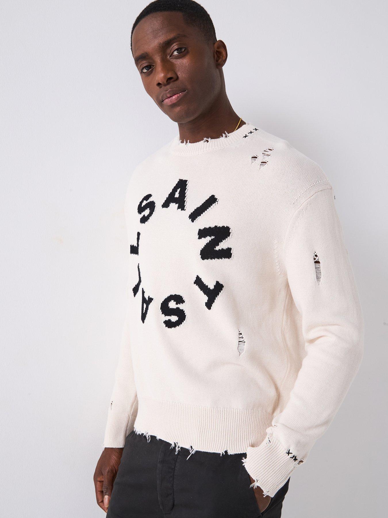 allsaints-all-saints-diago-crew-neck-knitted-jumper--white