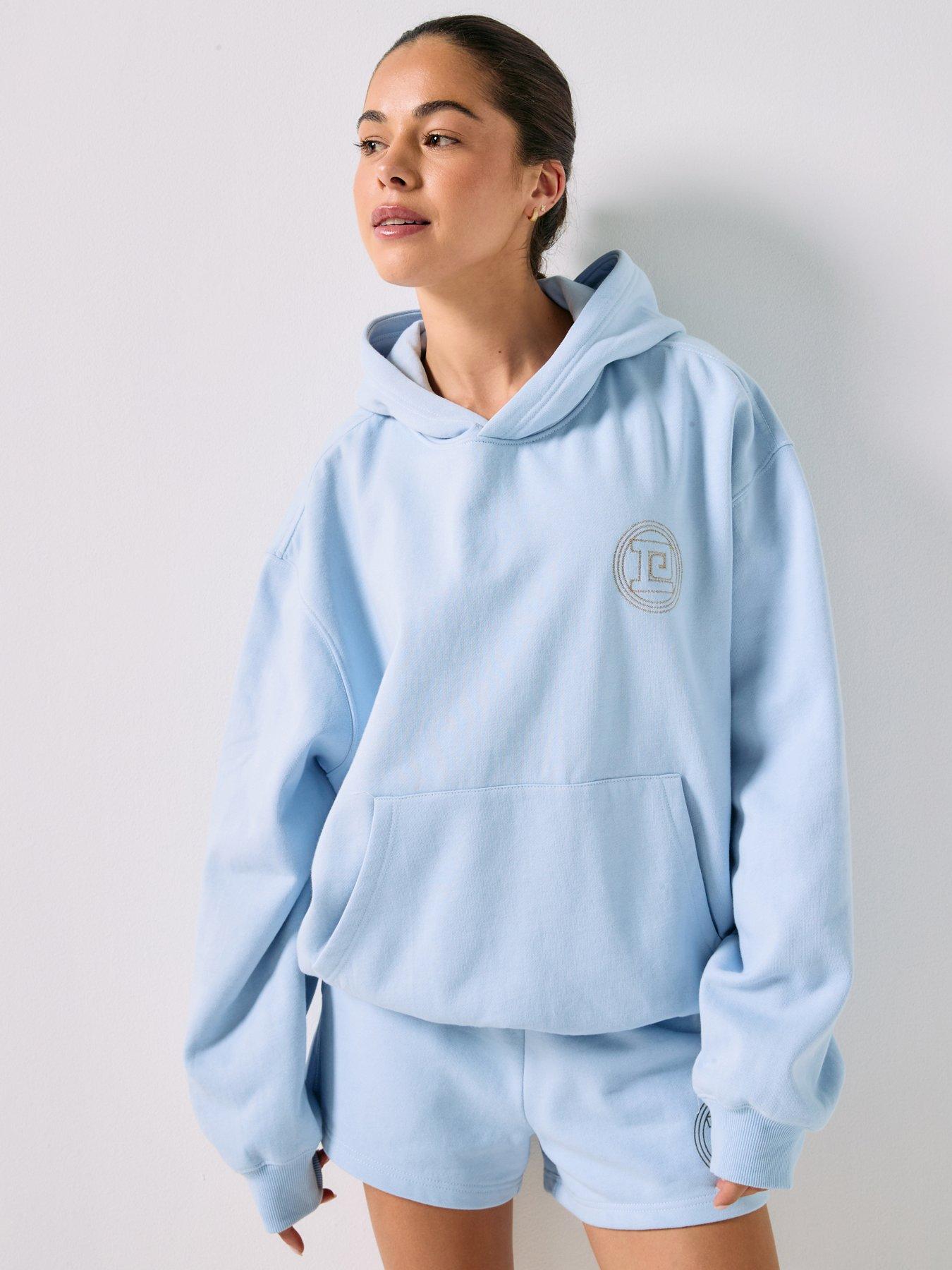 undefined Womens Training Output Hoodie - Blue