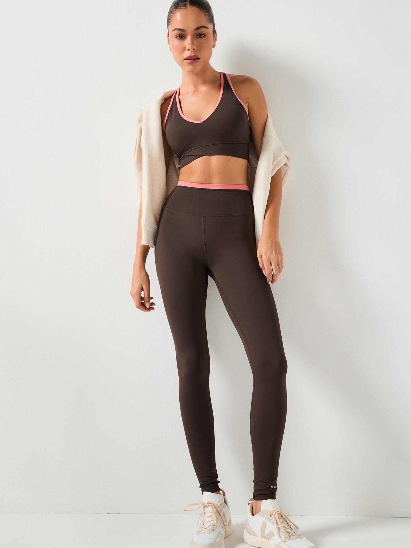 Image 3 of 5 of P.E Nation Womens Training Vita Full Length Legging - Grey