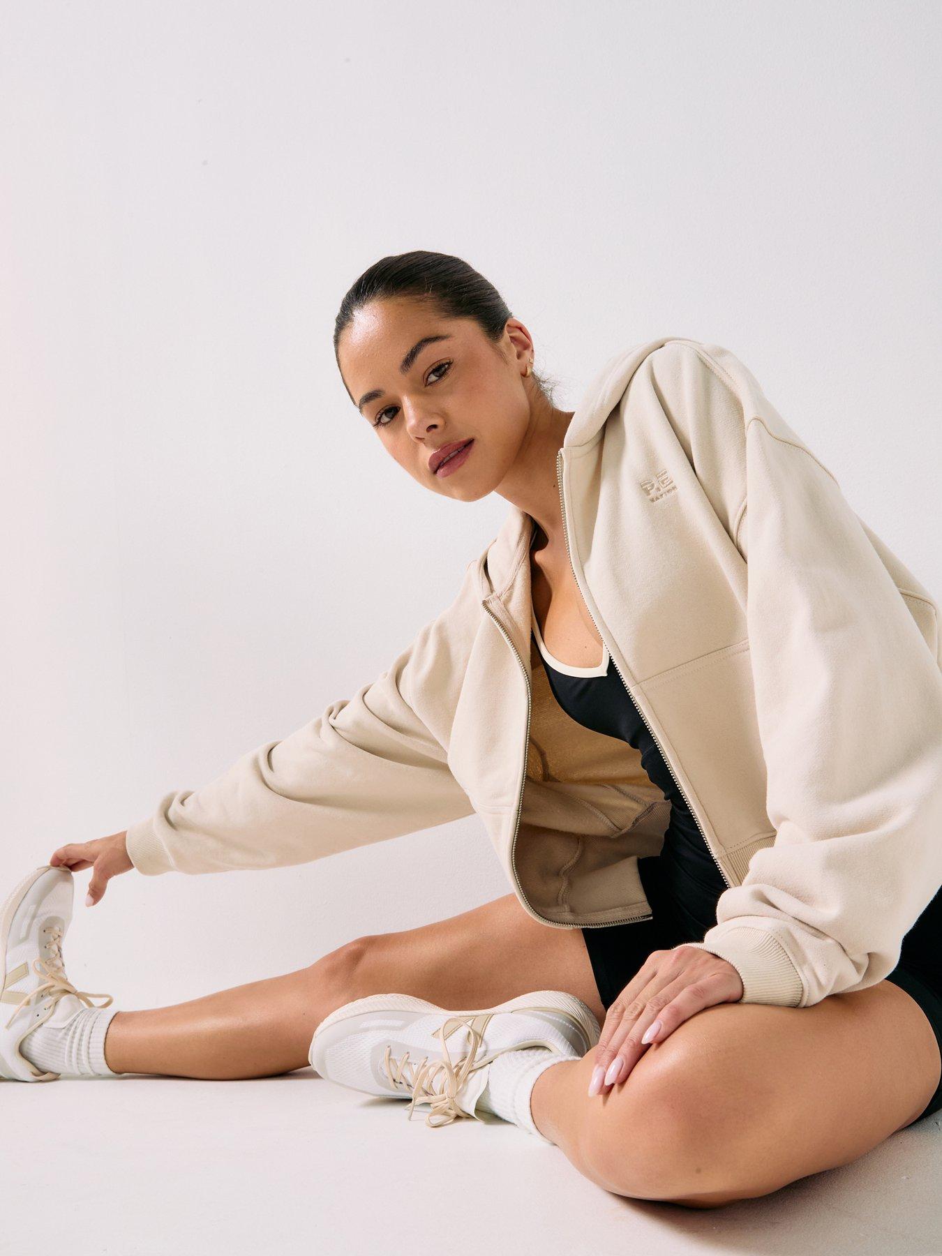 P.E Nation Womens Training Adventure Zip Through - Beige