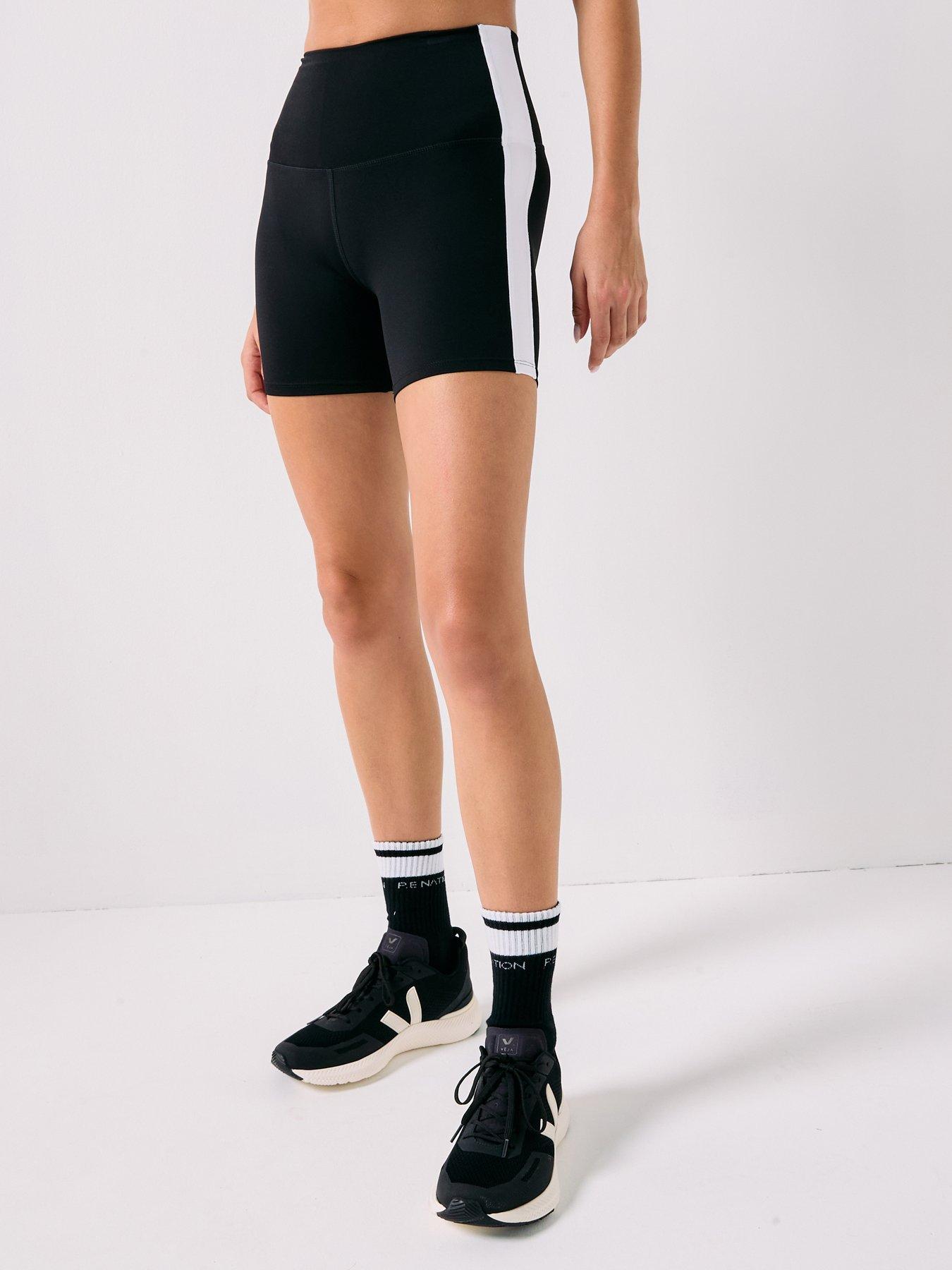 P.E Nation Womens Highgate 5 Inch Bike Short - Black