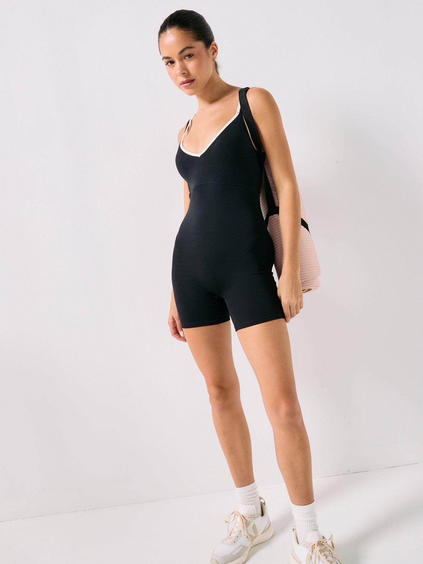 Image 3 of 6 of P.E Nation Womens Training Paramount Unitard - Black