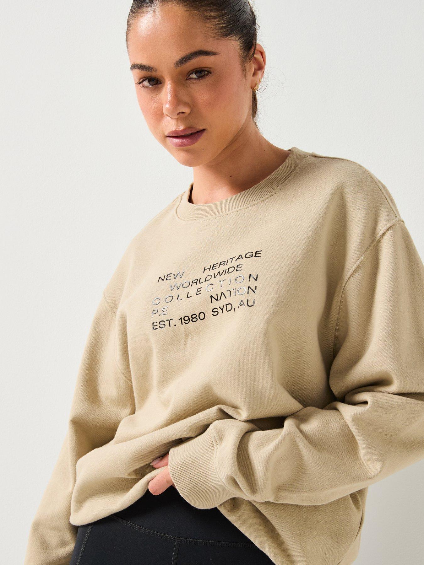 Image 5 of 6 of P.E Nation Womens Training Lamont Sweat - Beige