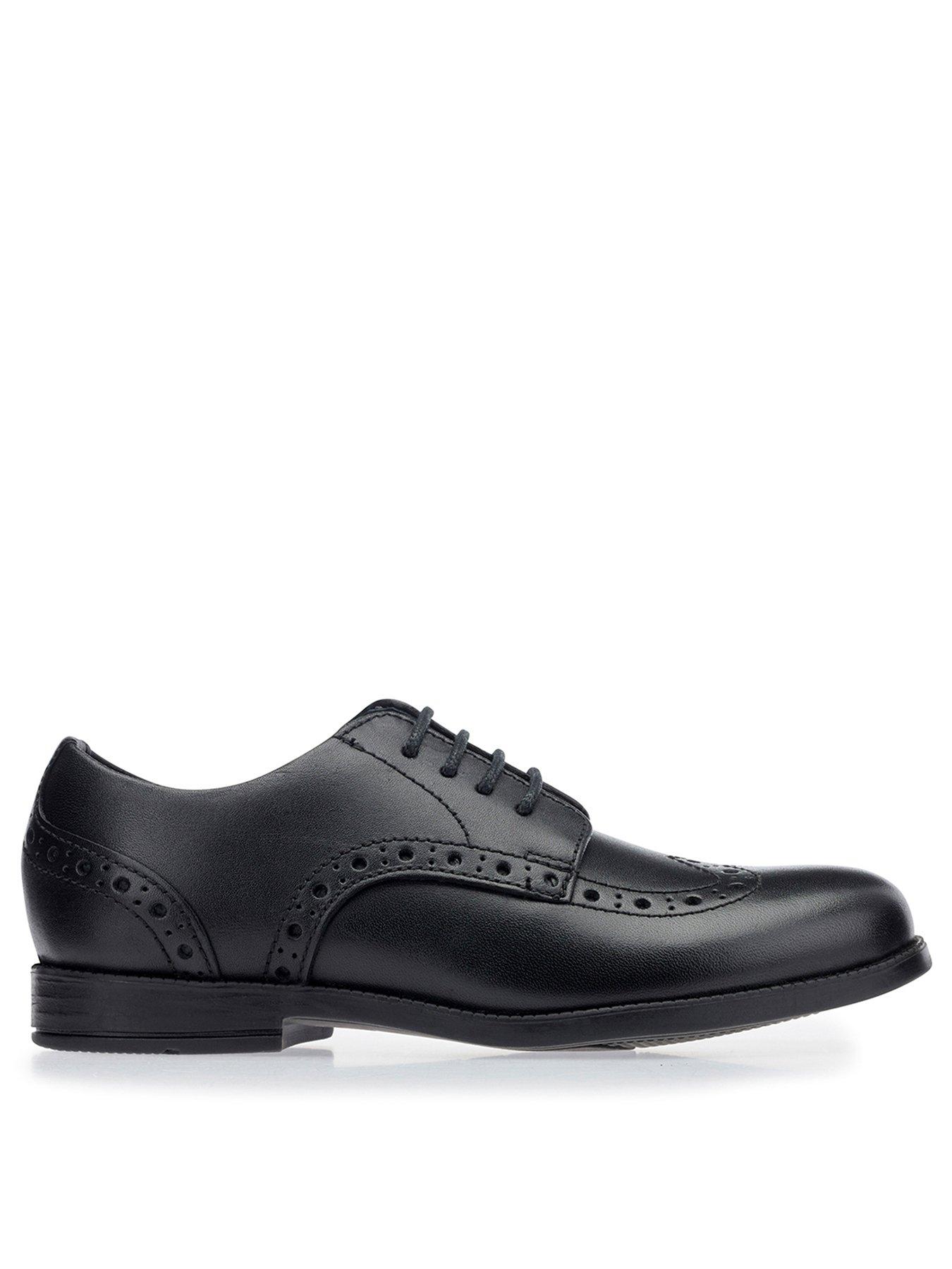 start-rite-brogue-black-leather