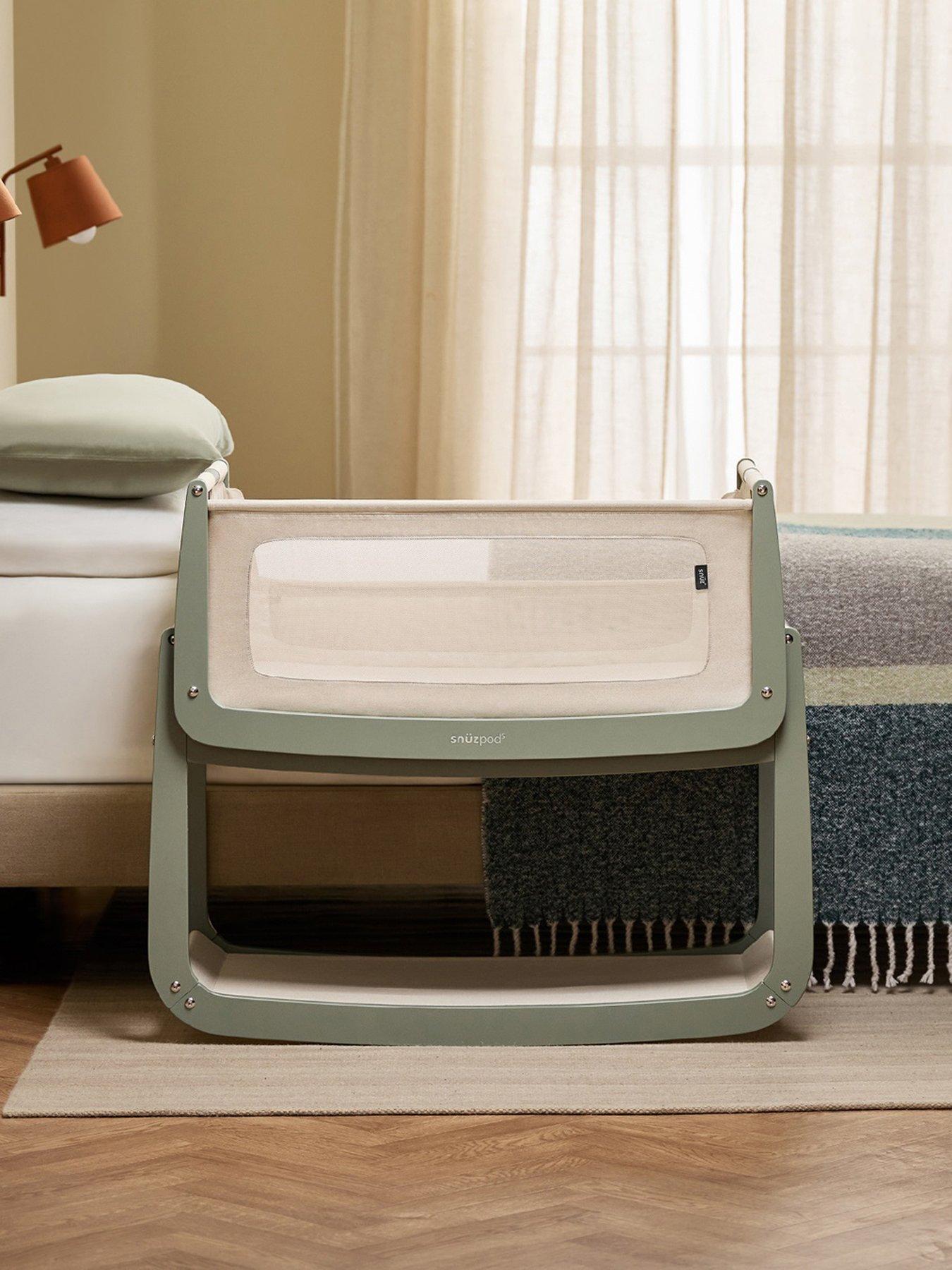 undefined SnuzPod 5 Bedside Crib - Sage