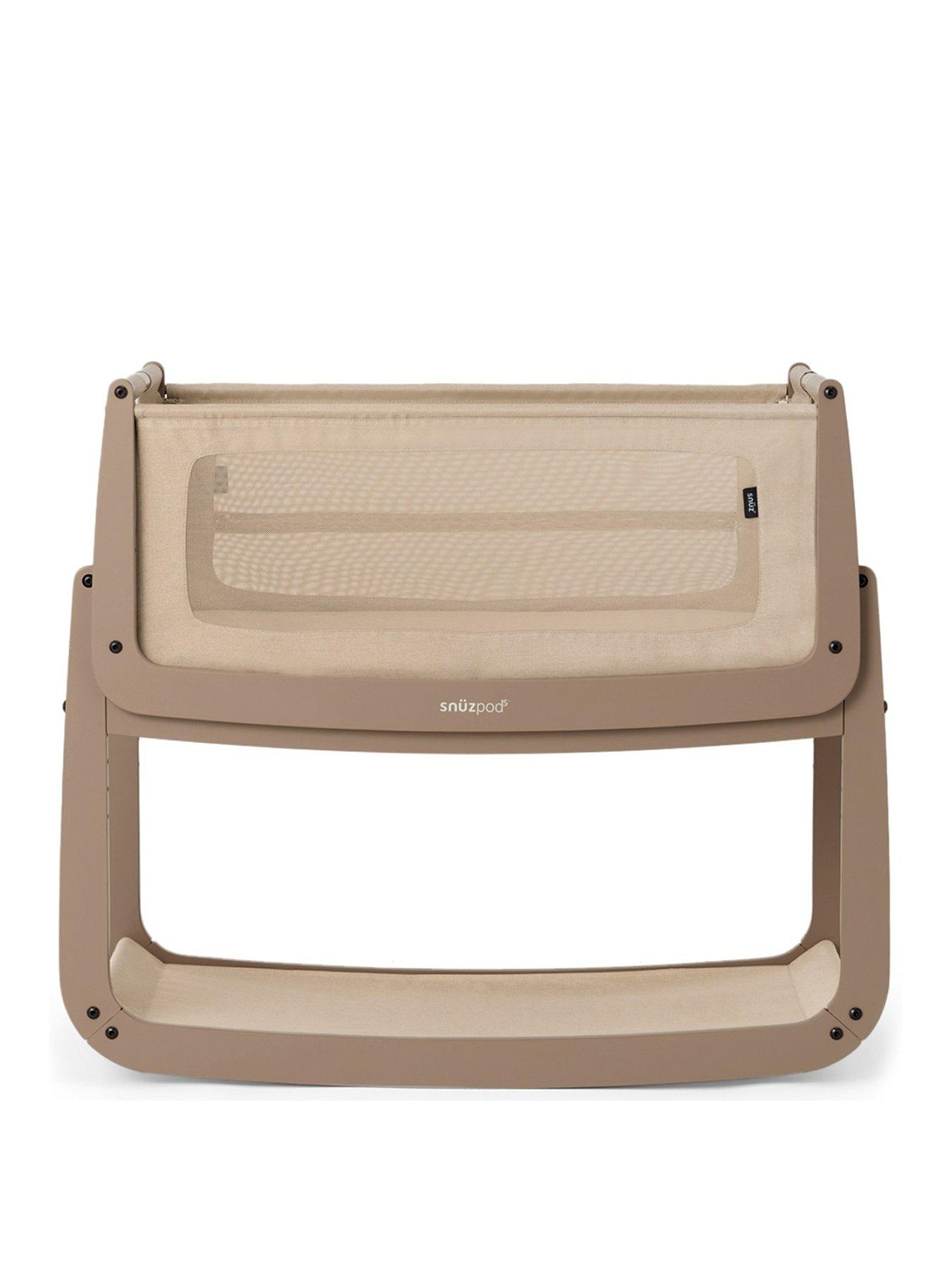  image of snuz-snuzpod-5-bedside-crib-mocha