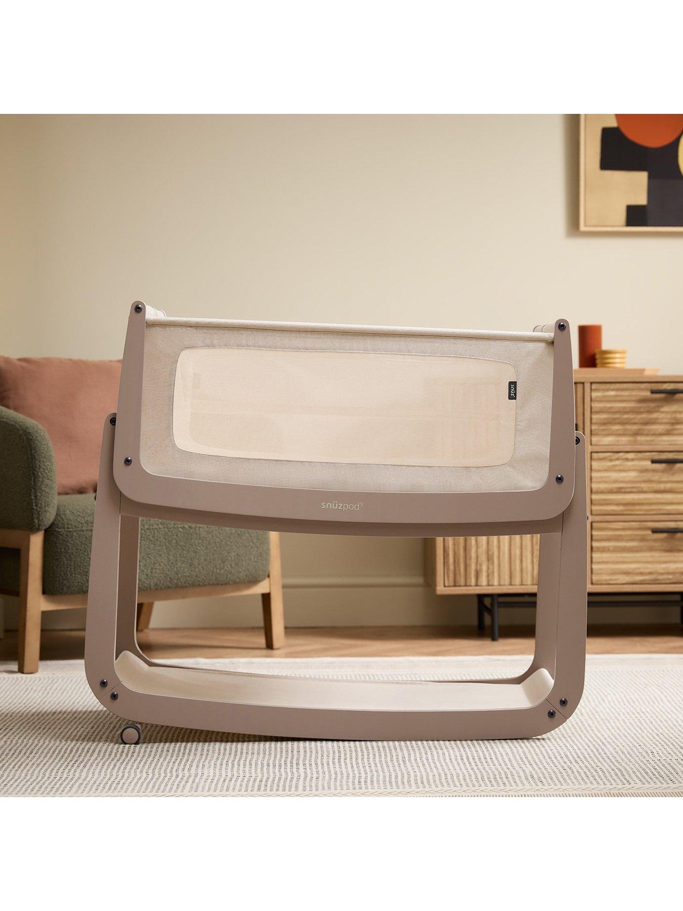  image of snuz-snuzpod-5-bedside-crib-mocha