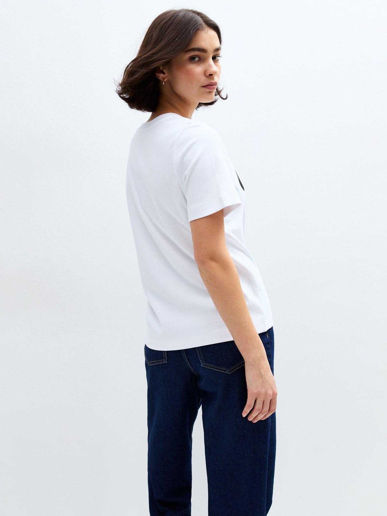  image of new-look-capri-heavyweight-cotton-relaxed-t-shirt-white