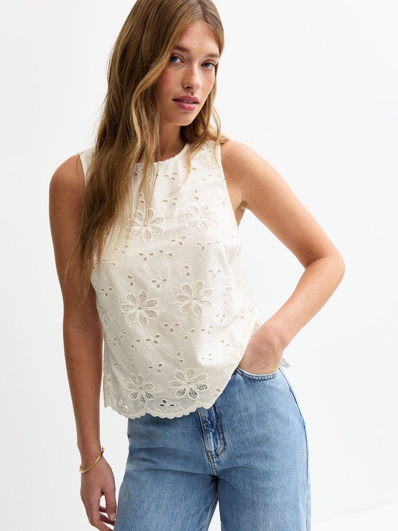 new-look-white-embroidered-vest-top