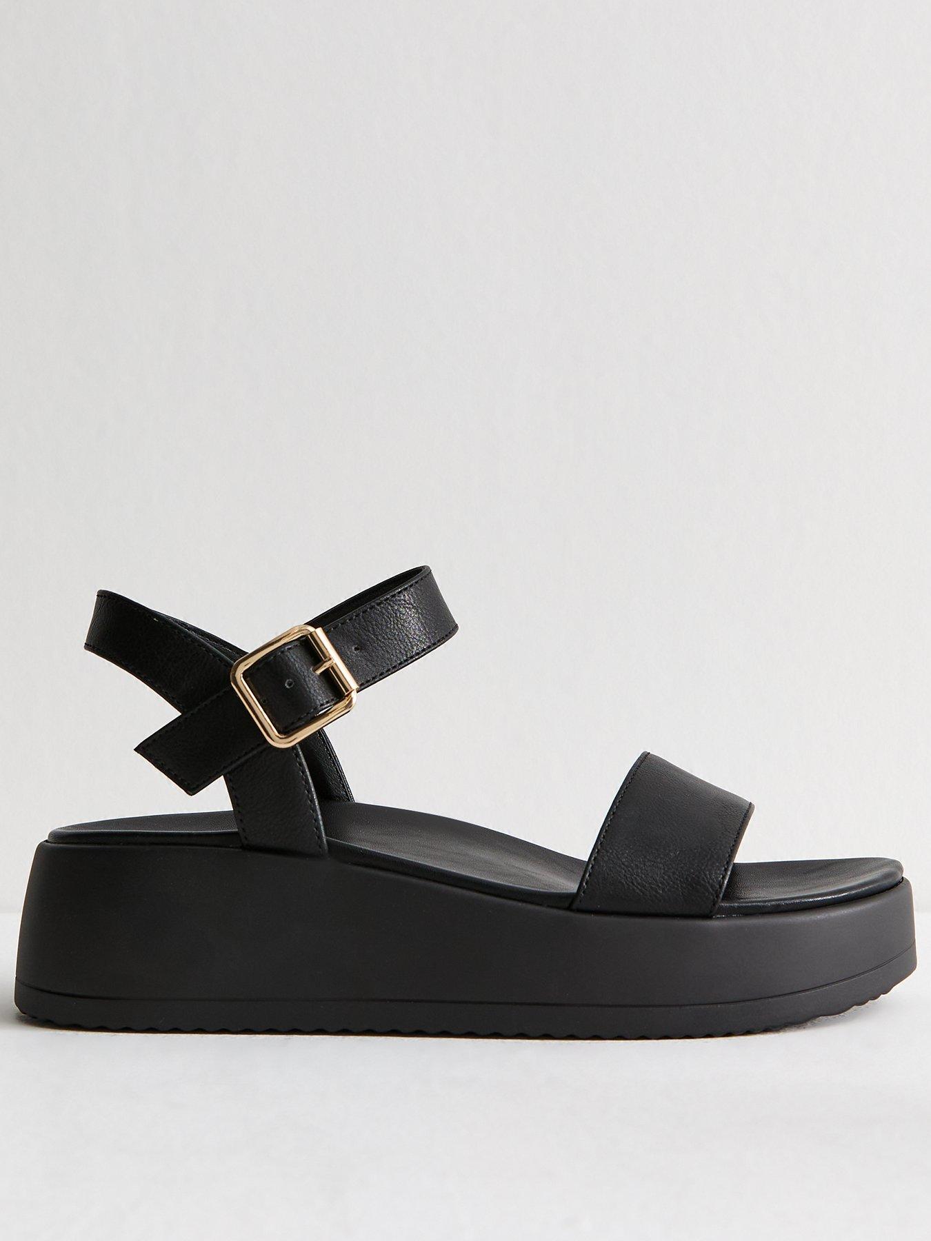 new-look-grained-faux-leather-flatform-sandals-black