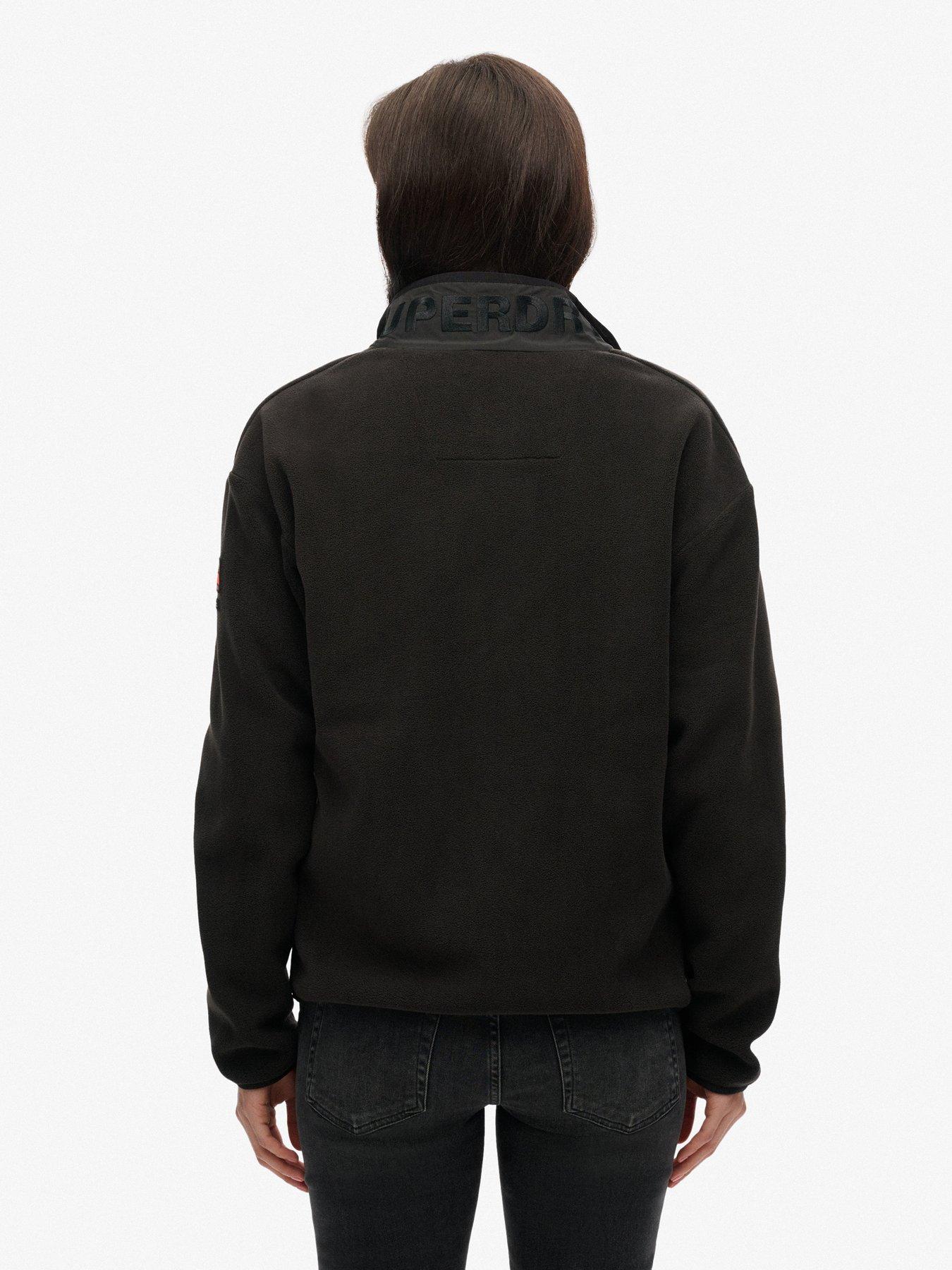  image of superdry-active-full-zip-fleece-black