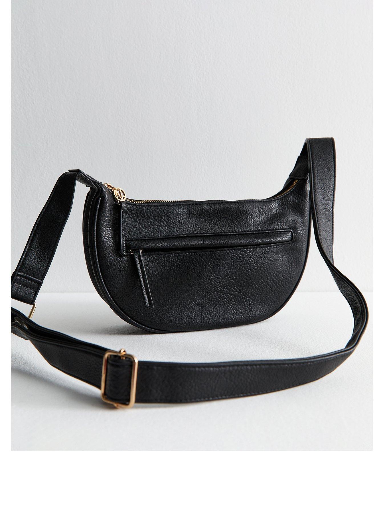 new-look-black-grained-faux-leather-crossbody-bag