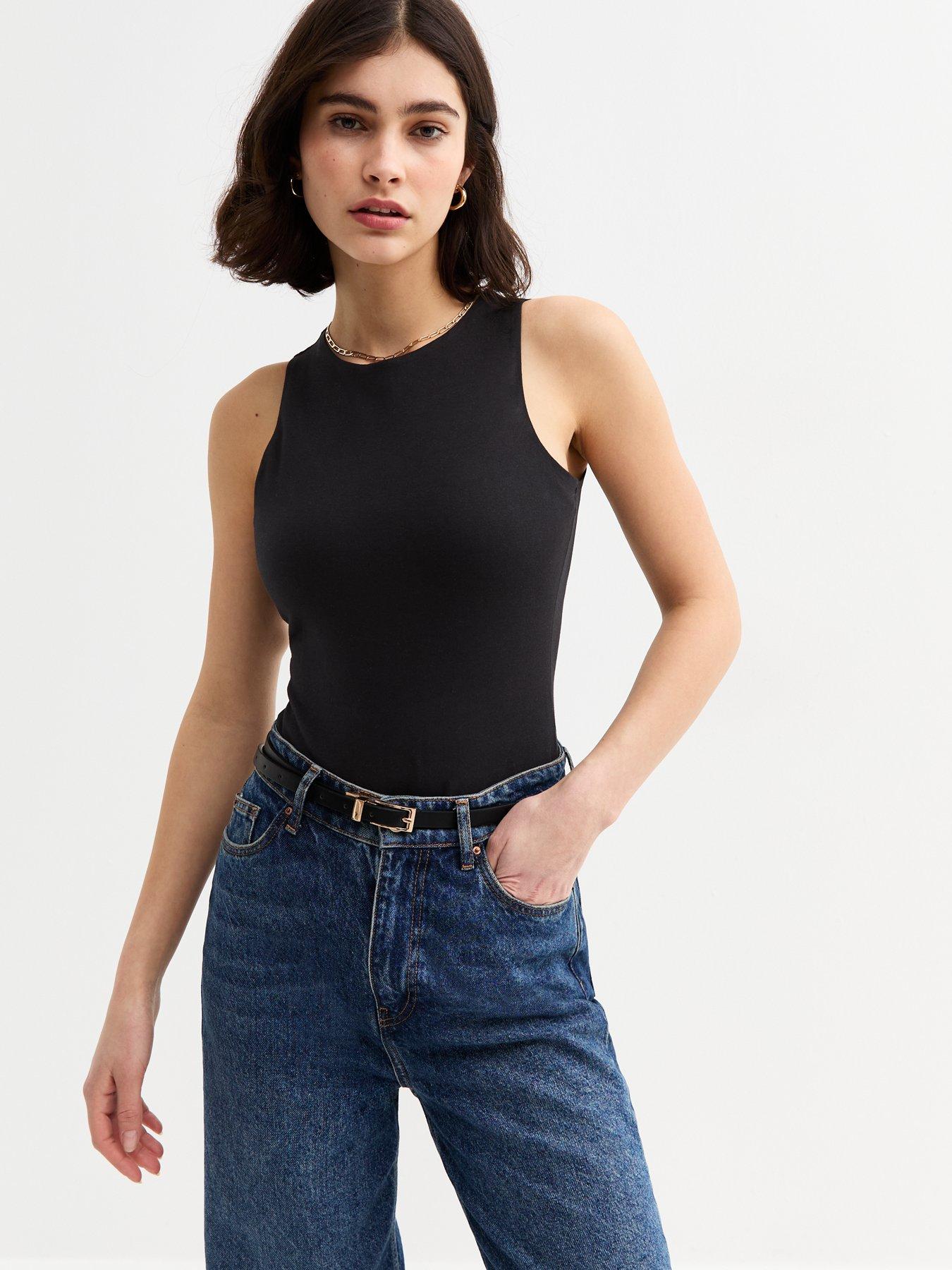 new-look-black-high-neck-bodysuit