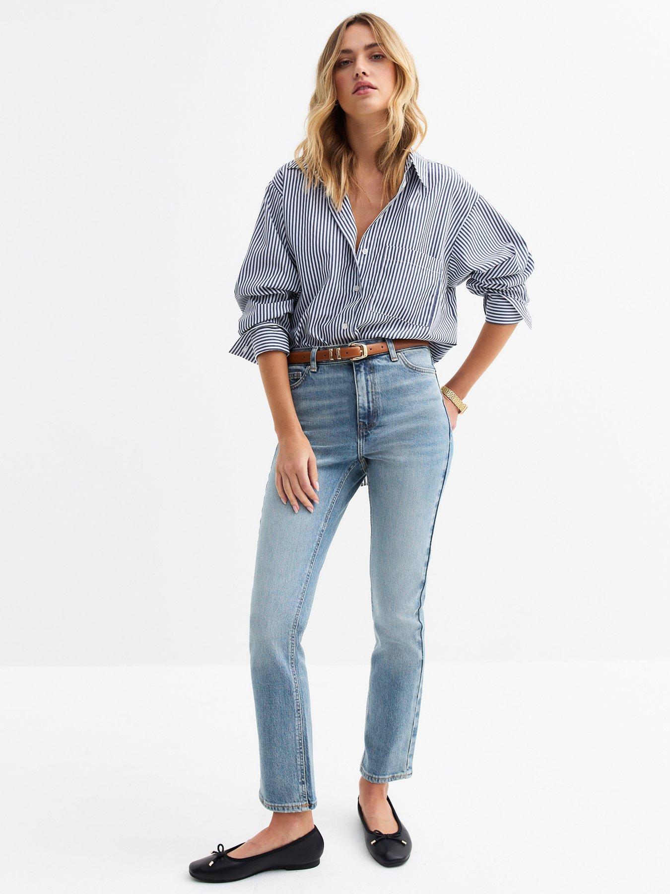 New Look Straight Leg Jeans - Blue
