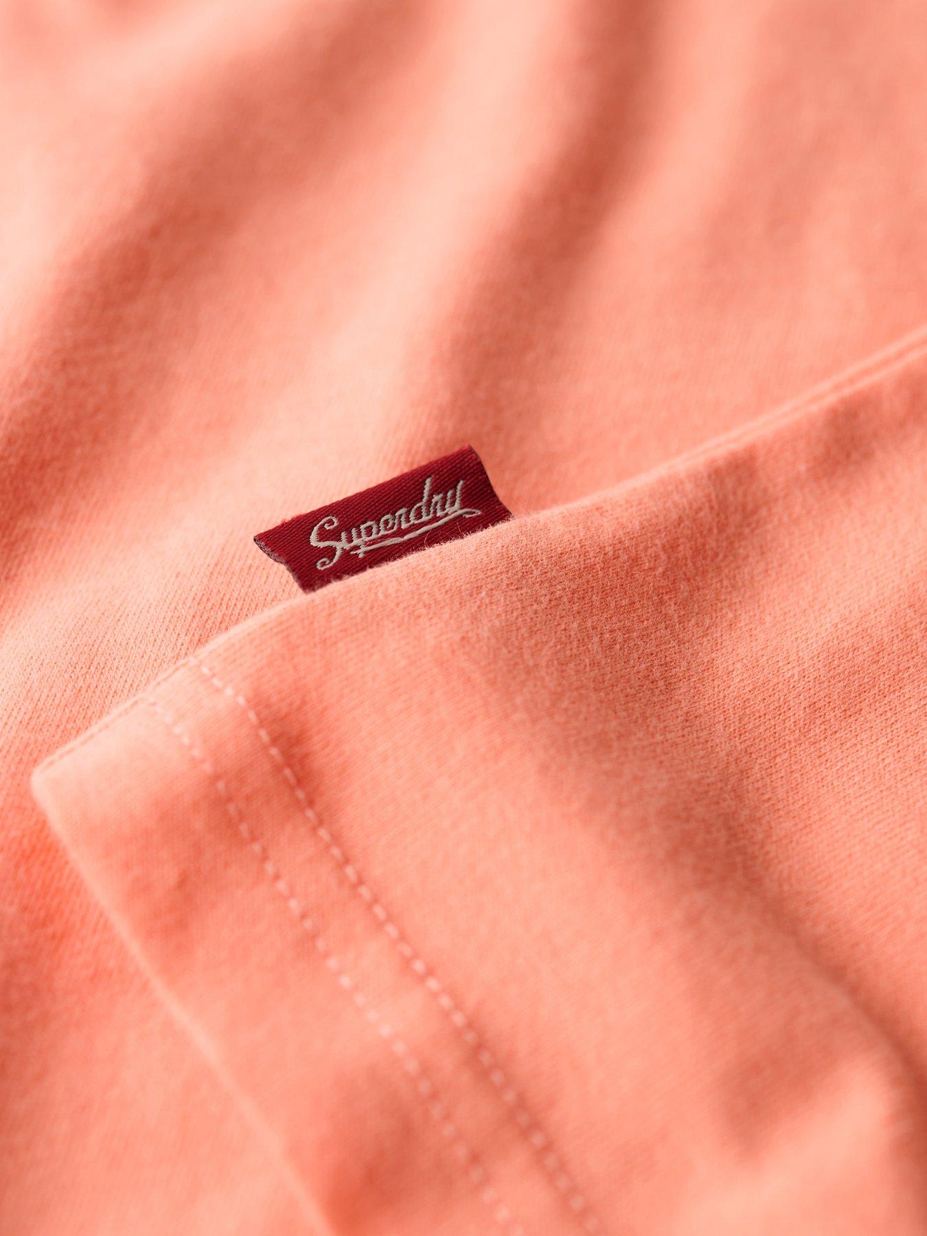  image of superdry-embossed-logo-relaxed-t-shirt-pink