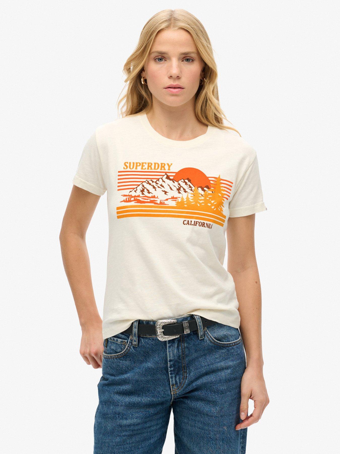 undefined Outdoor Stripe Fitted T-Shirt- White